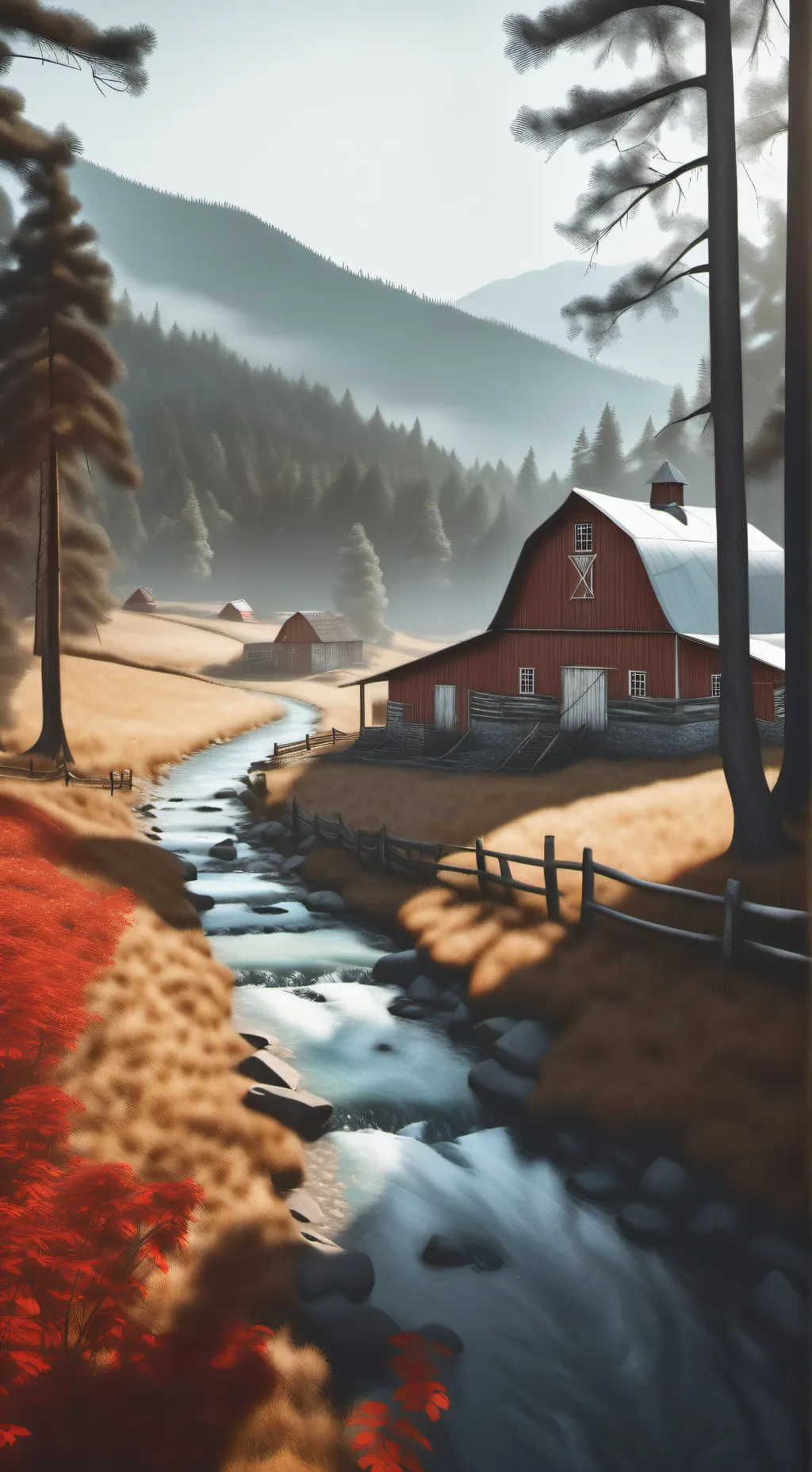 ai character: country humans  background