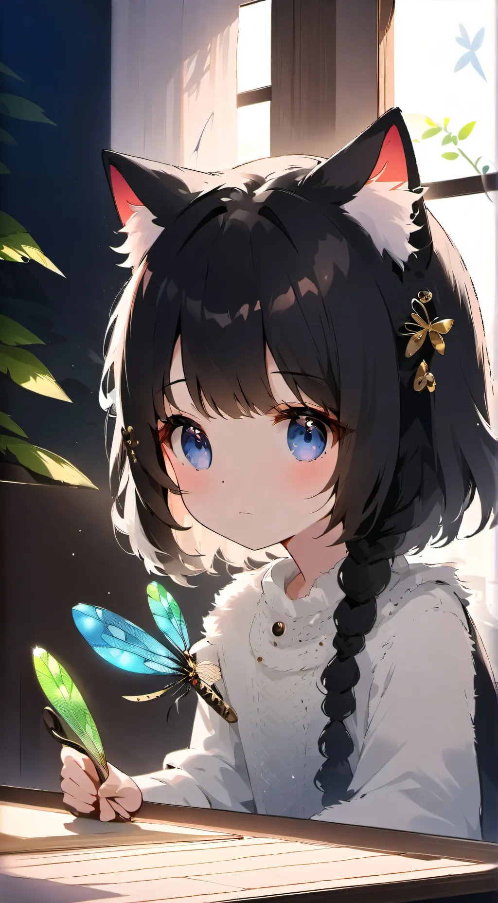 ai character: Yarnie Whisker background