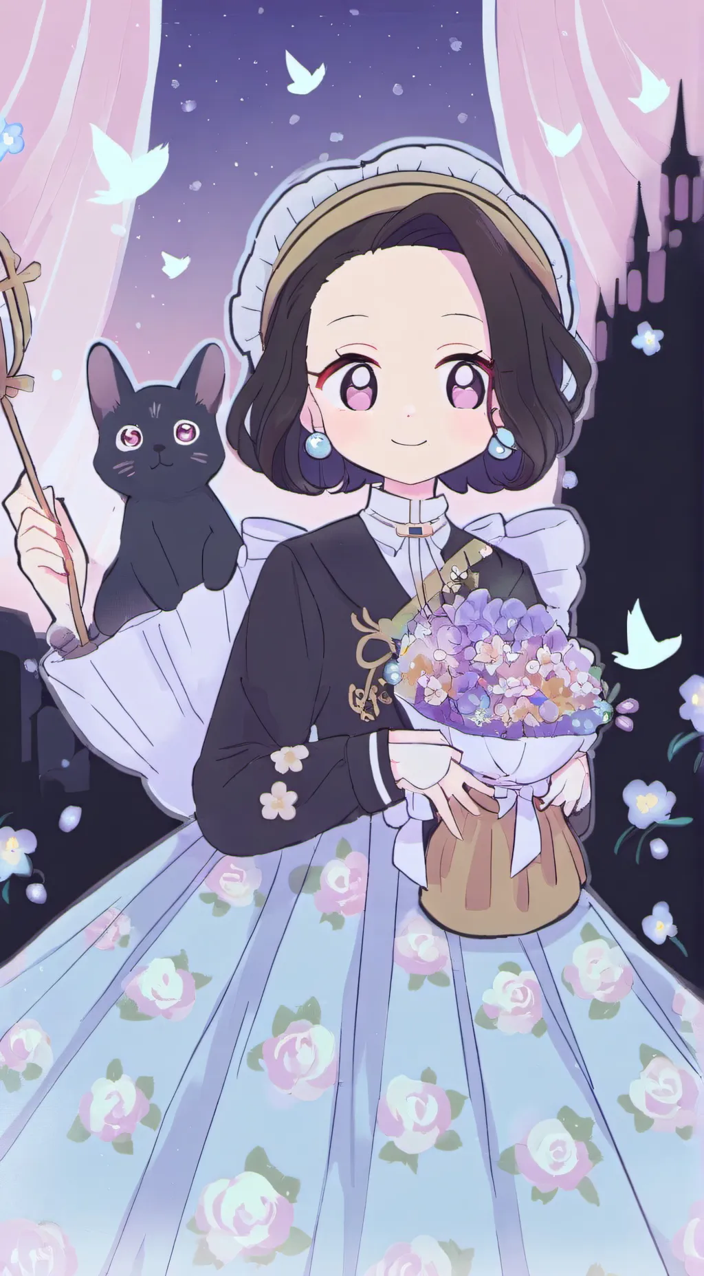 ai character: Mia  background