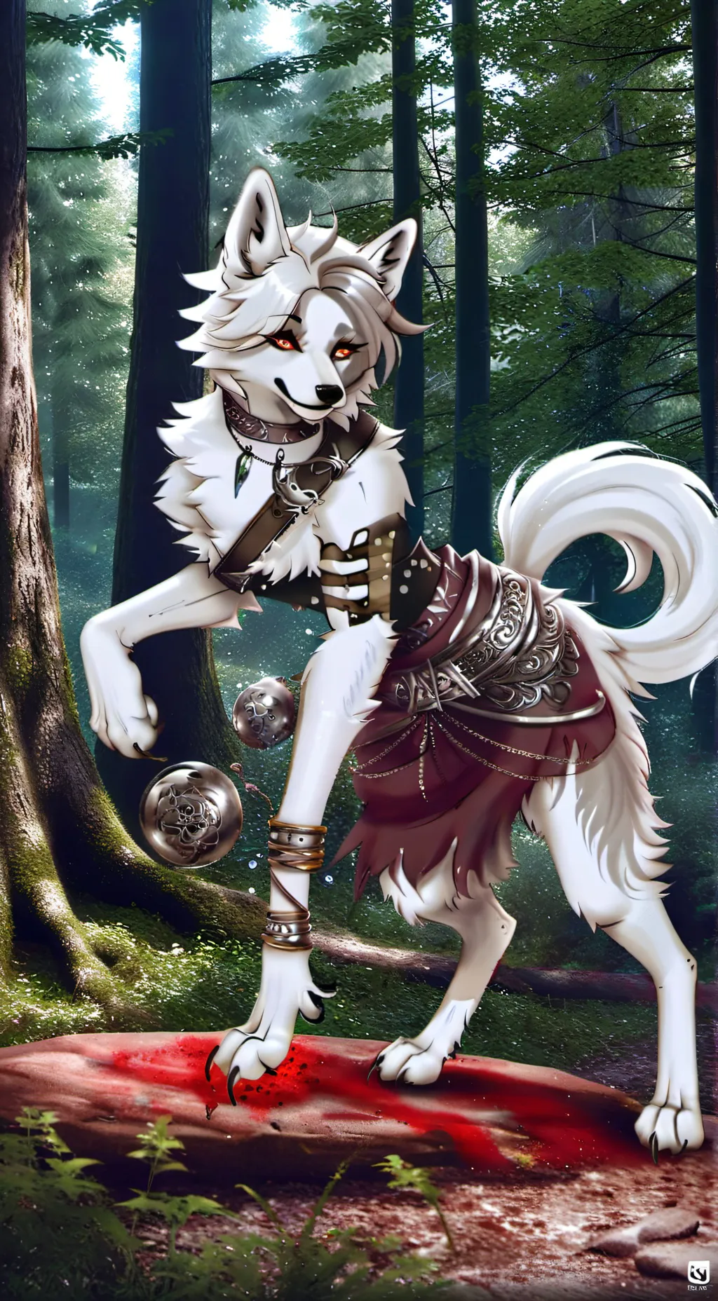 ai character: Loona  background