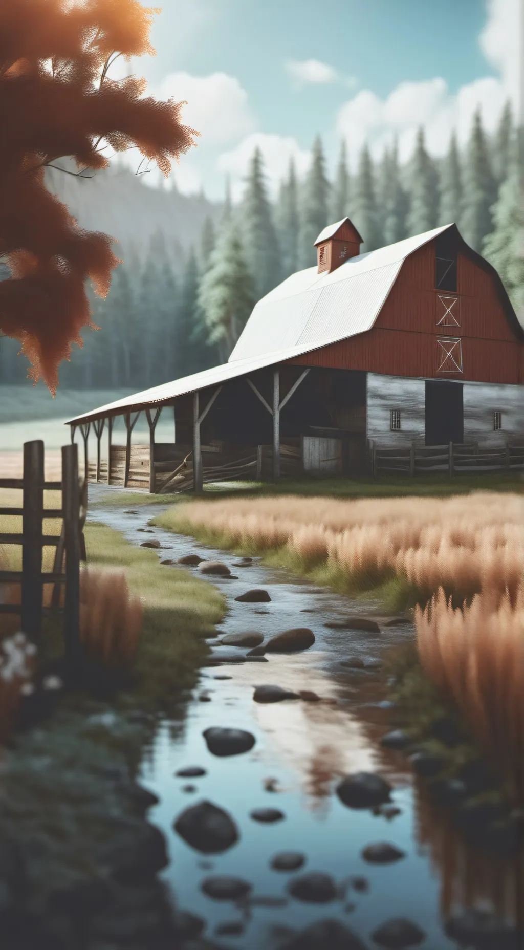 ai character: Farm background