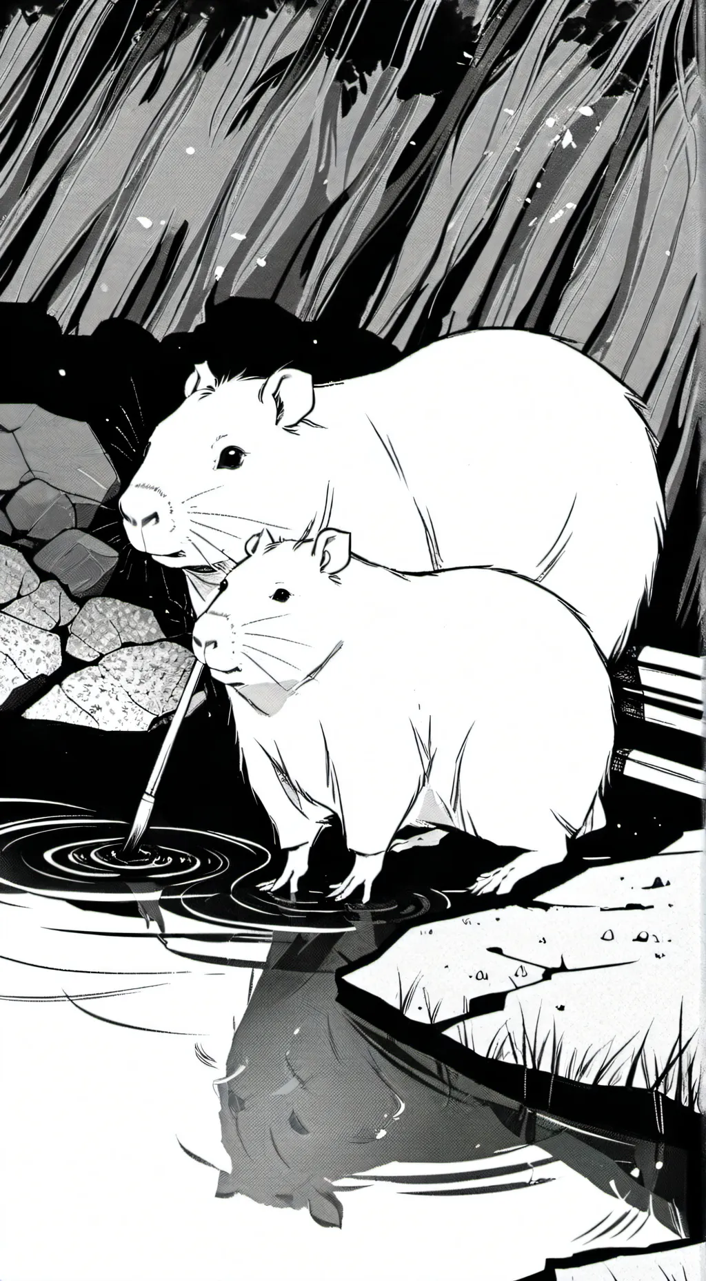 ai character: «heeki!» background