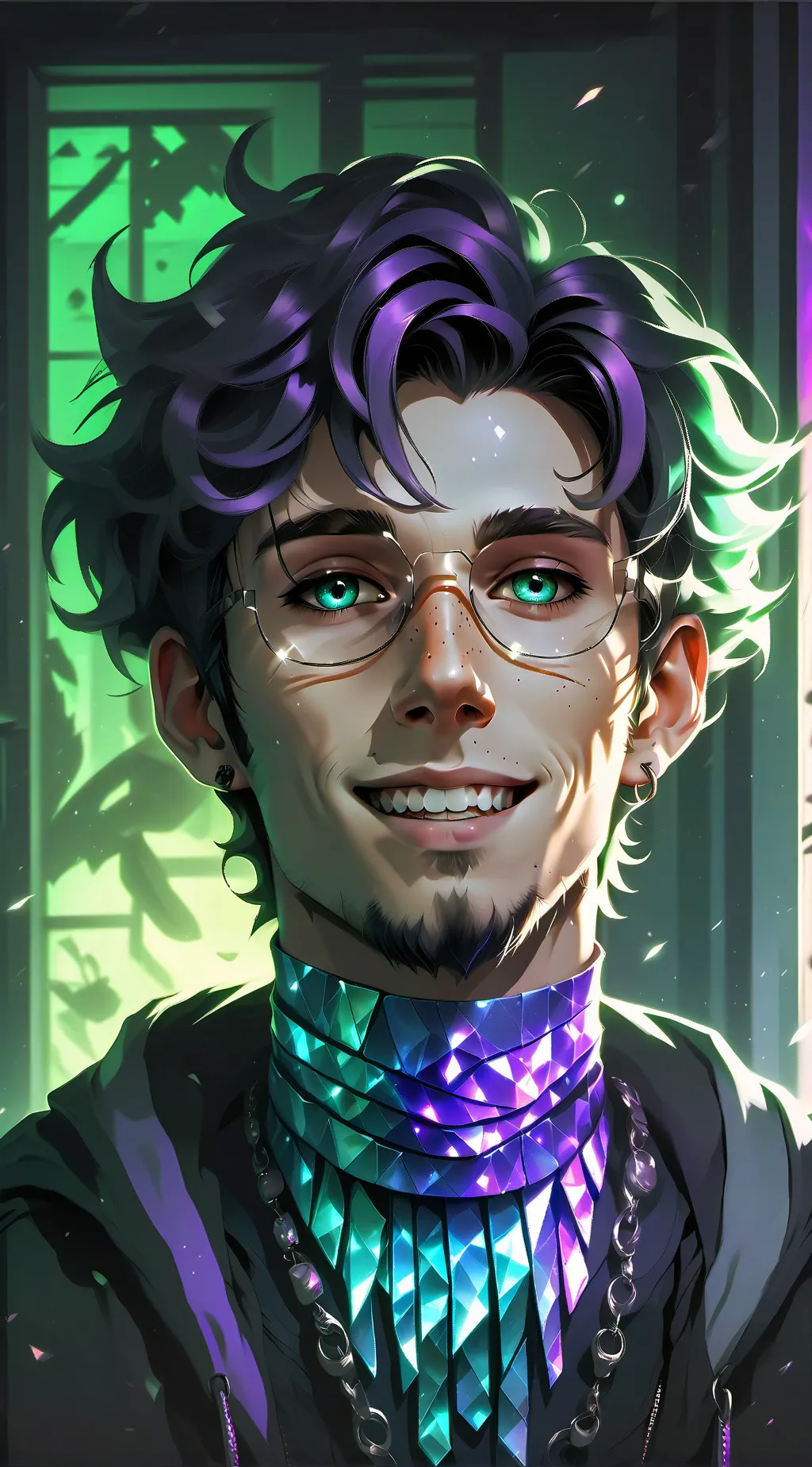 ai character: Evan background