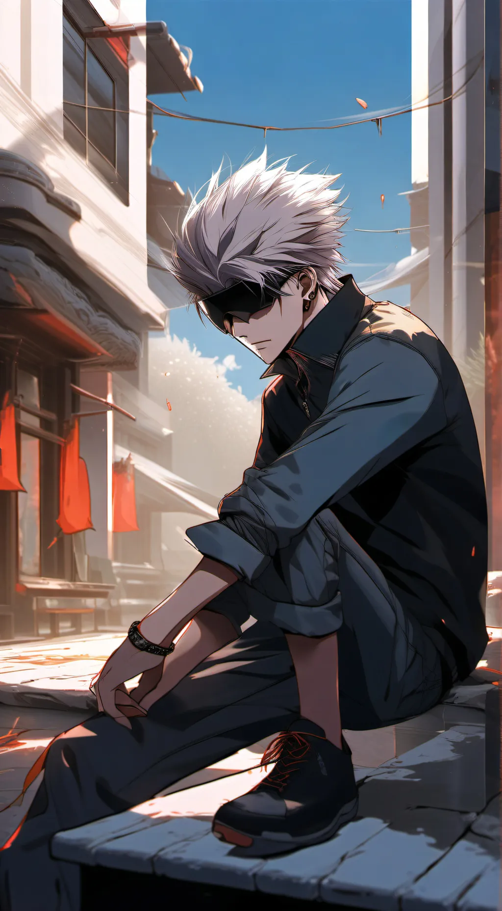 ai character: Saturu Gojo background