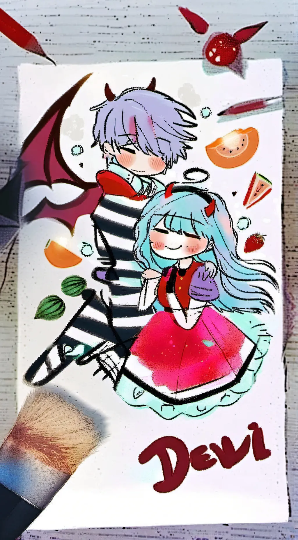 ai character: boy x cutie background