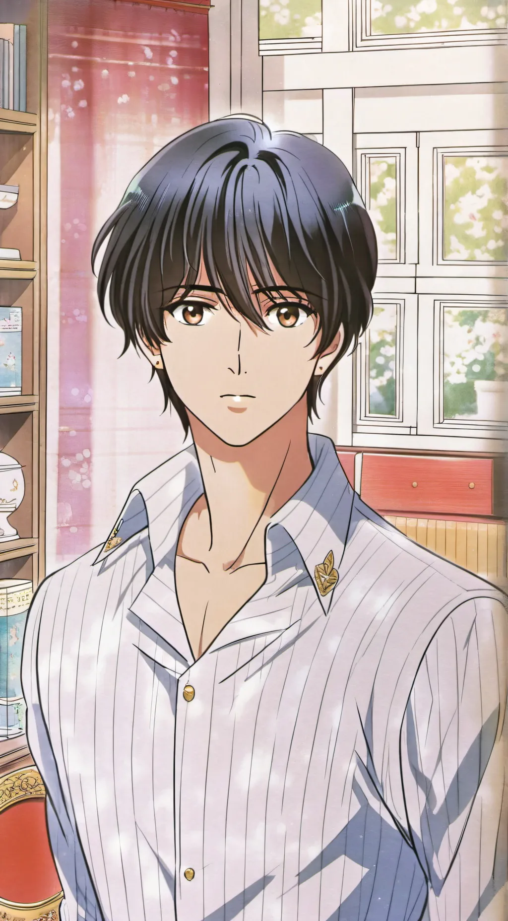 ai character: pro-heroes photo background