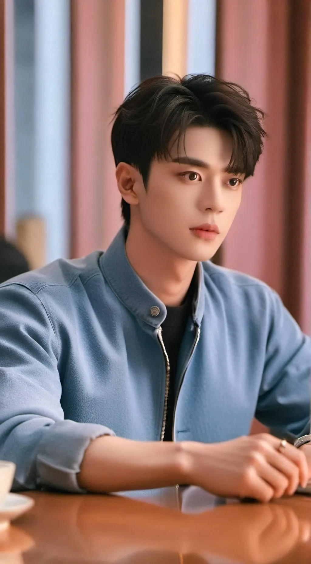 ai character: Ash background