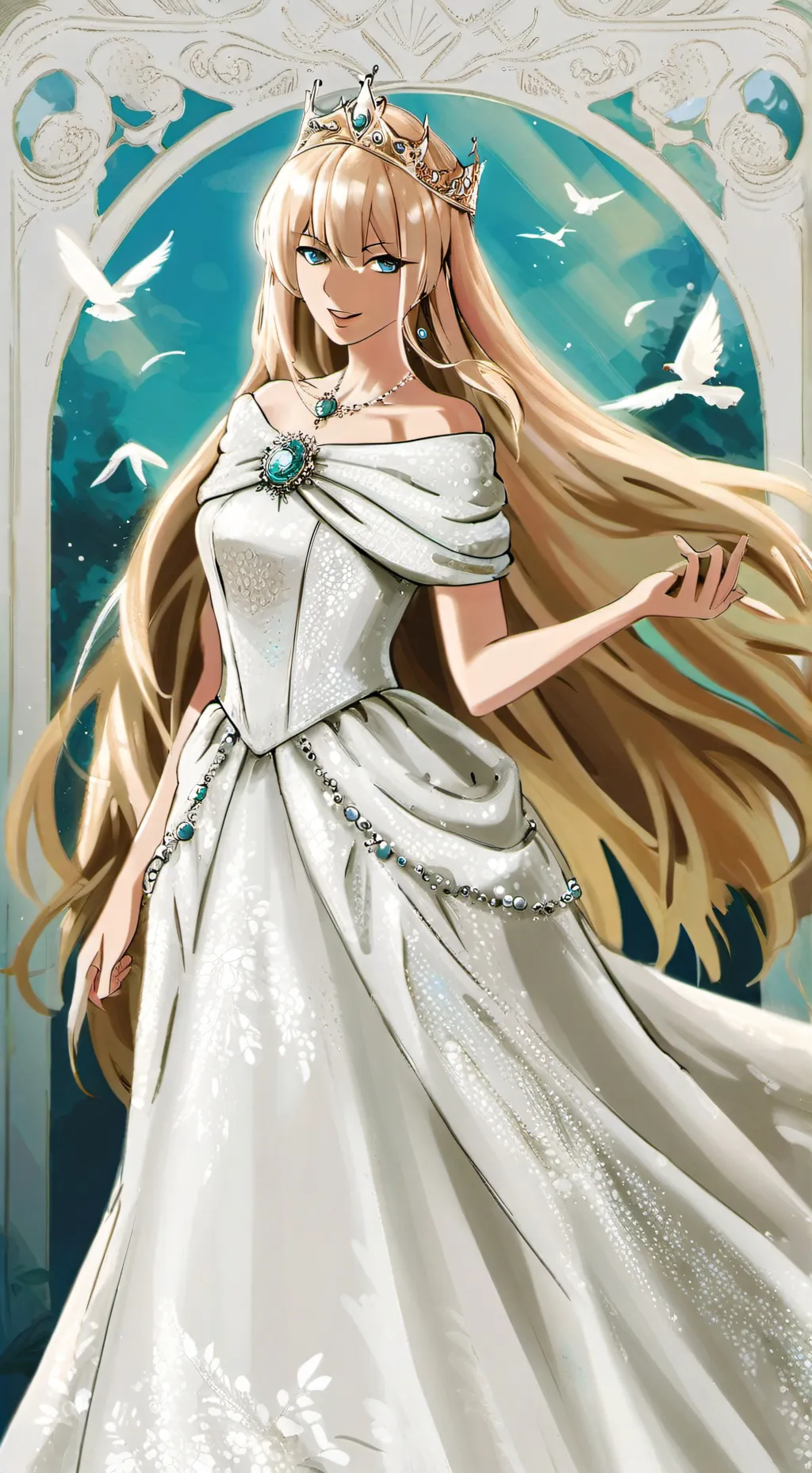 ai character: lauria olsegnariel background