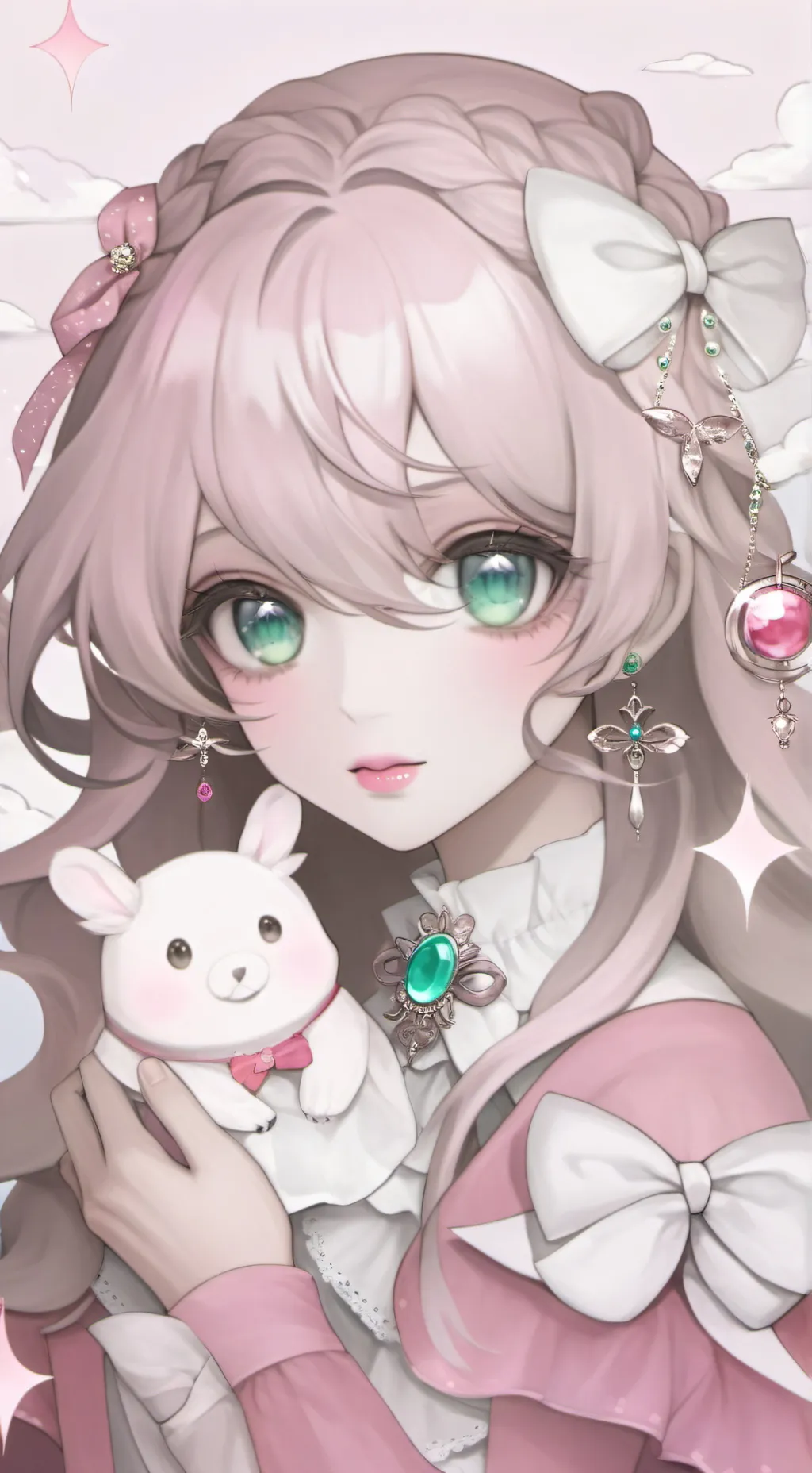 ai character: Luna background