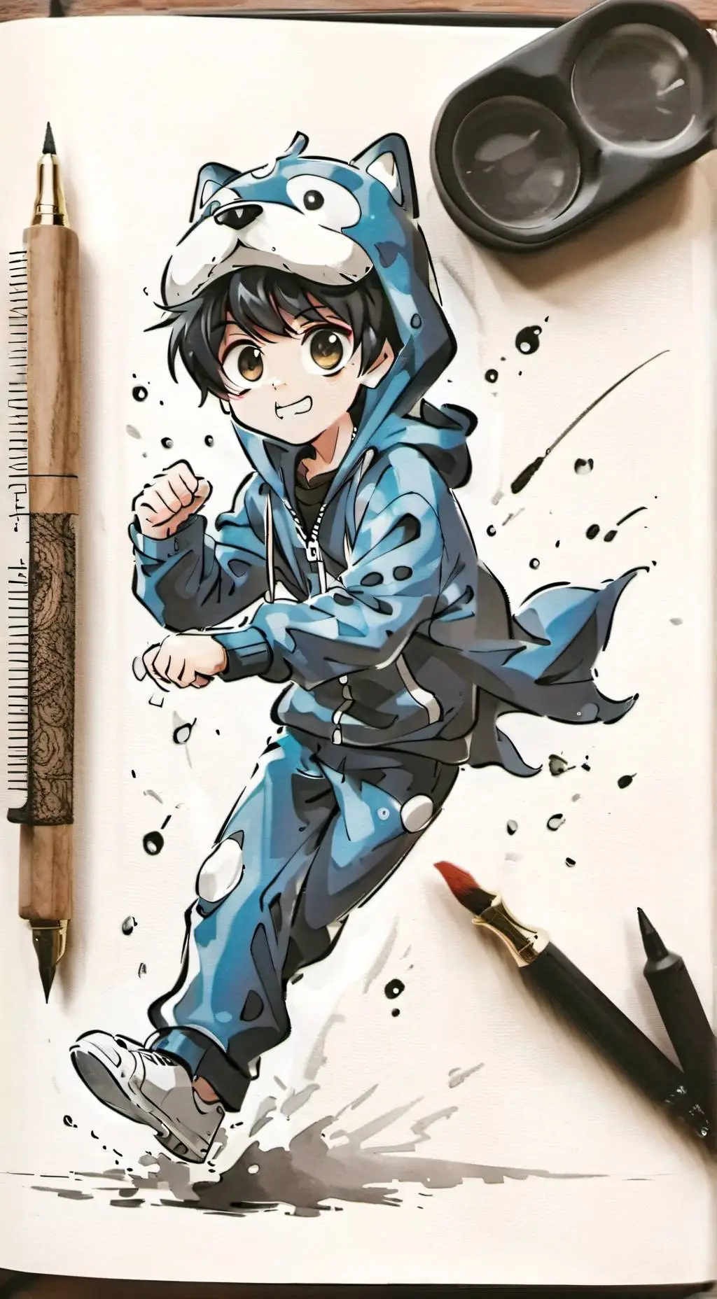 ai character: Omz Crew! background