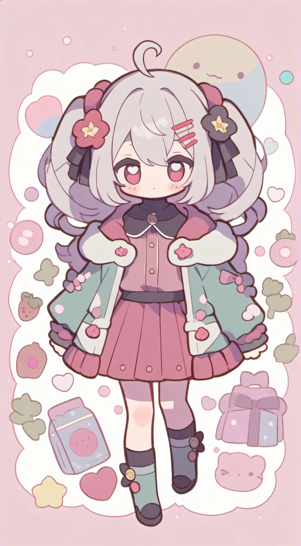 ai character: the baby in yellow background