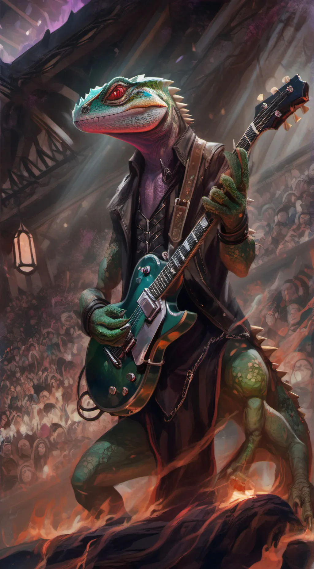 ai character: Lizardo background