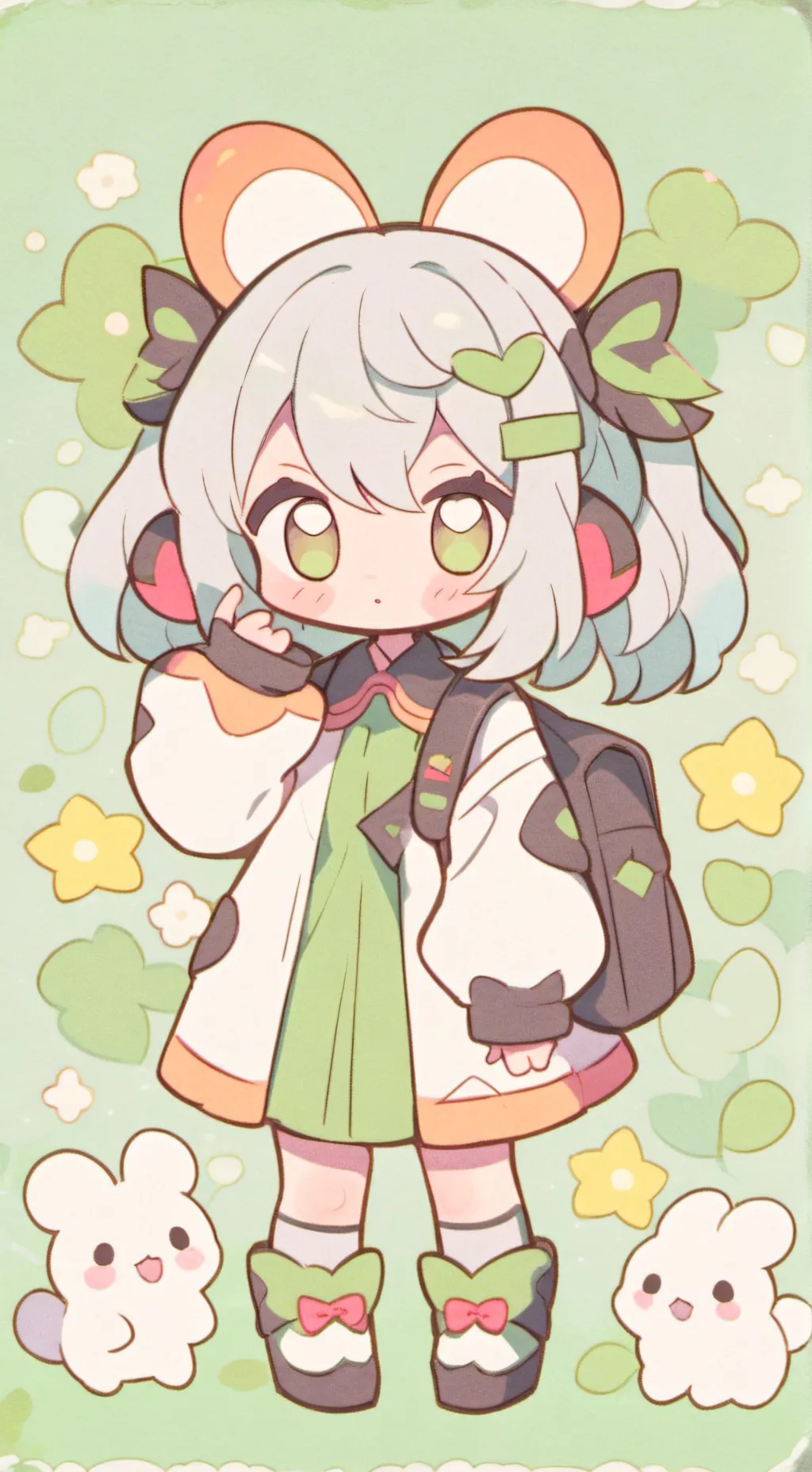 ai character: Niki and friends  background