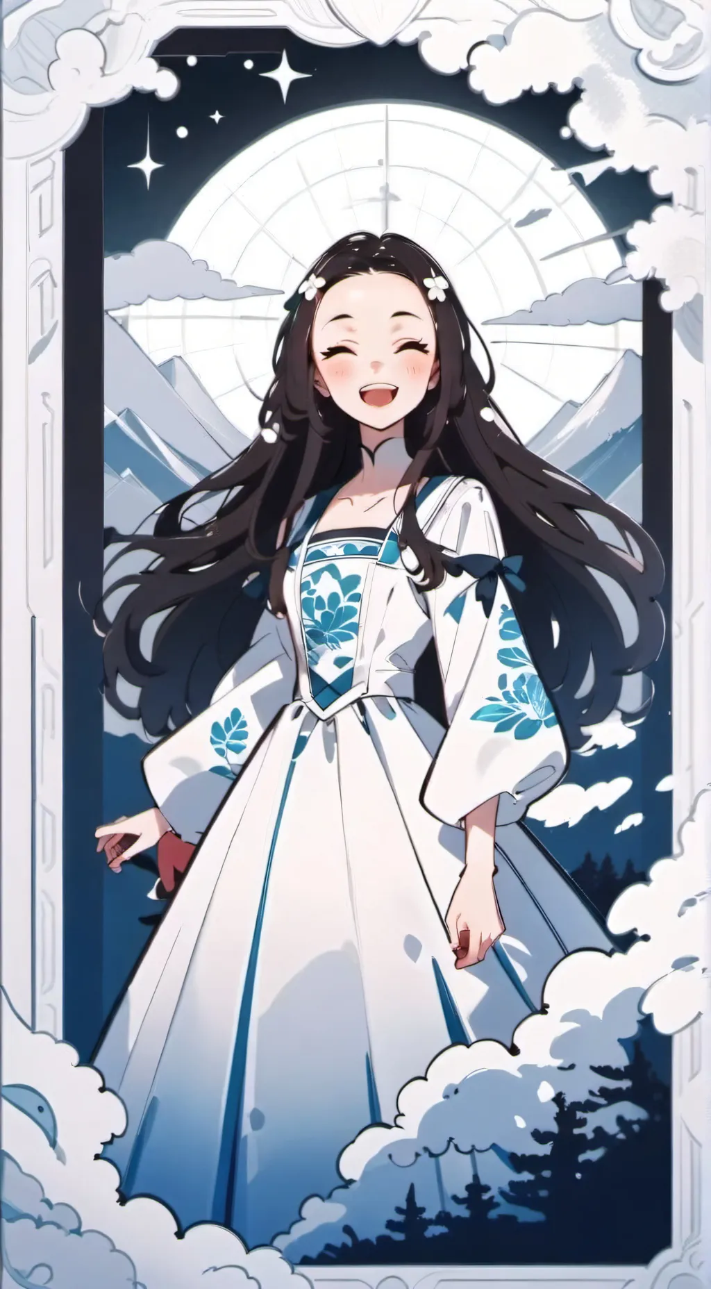 ai character: Nezuko  background