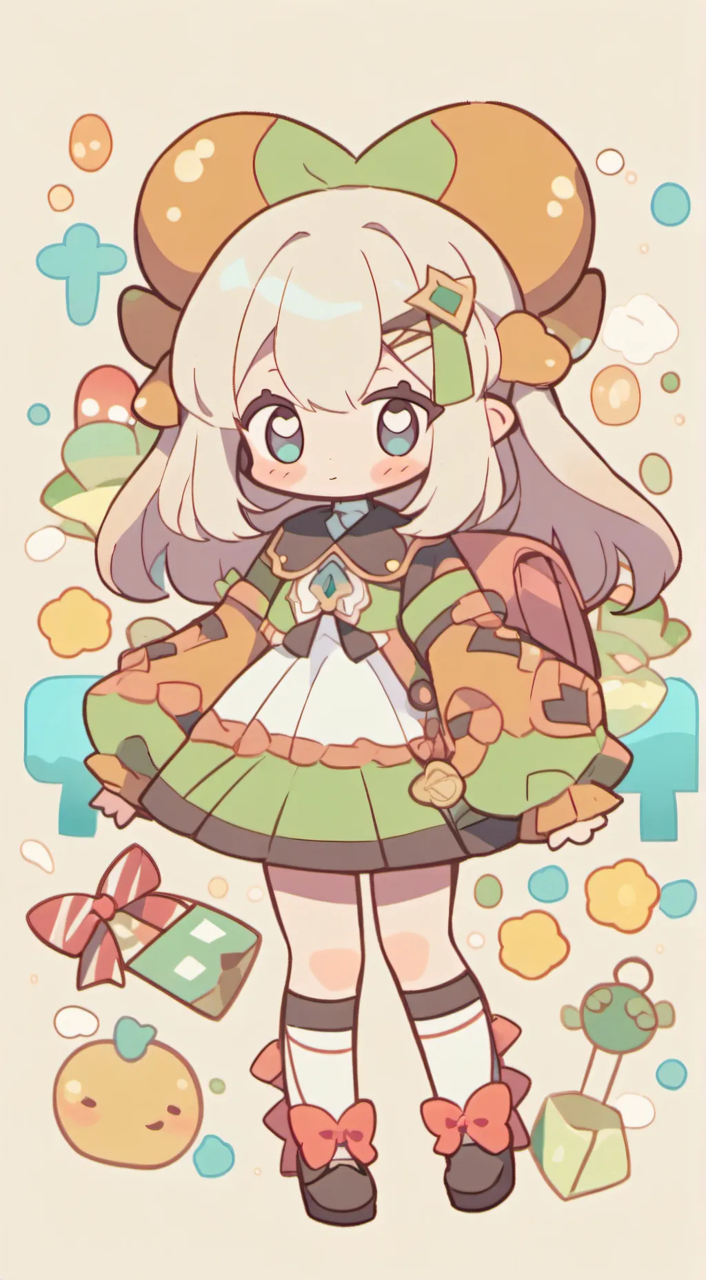 ai character: Cookie  background