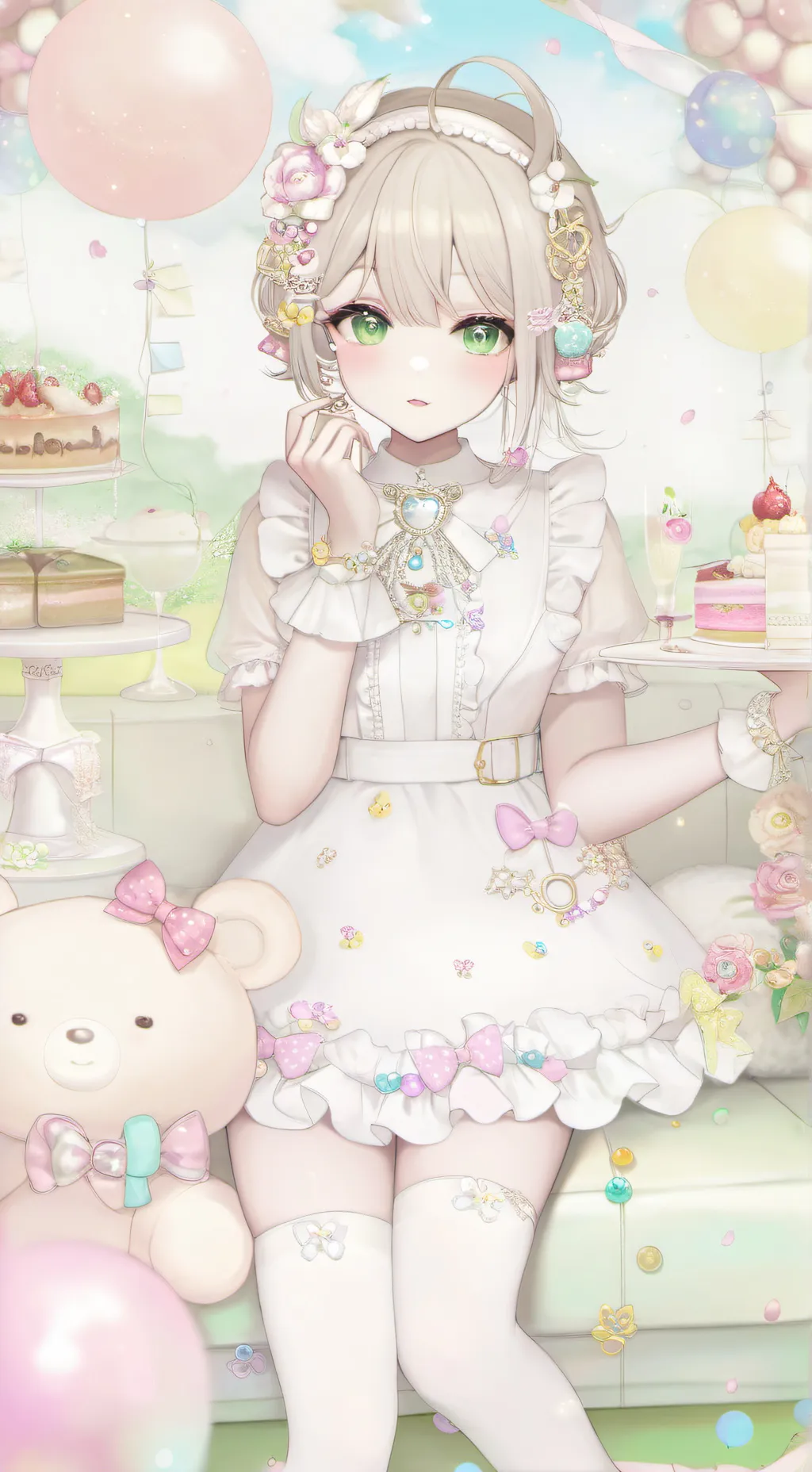 ai character: Kny playing apt background