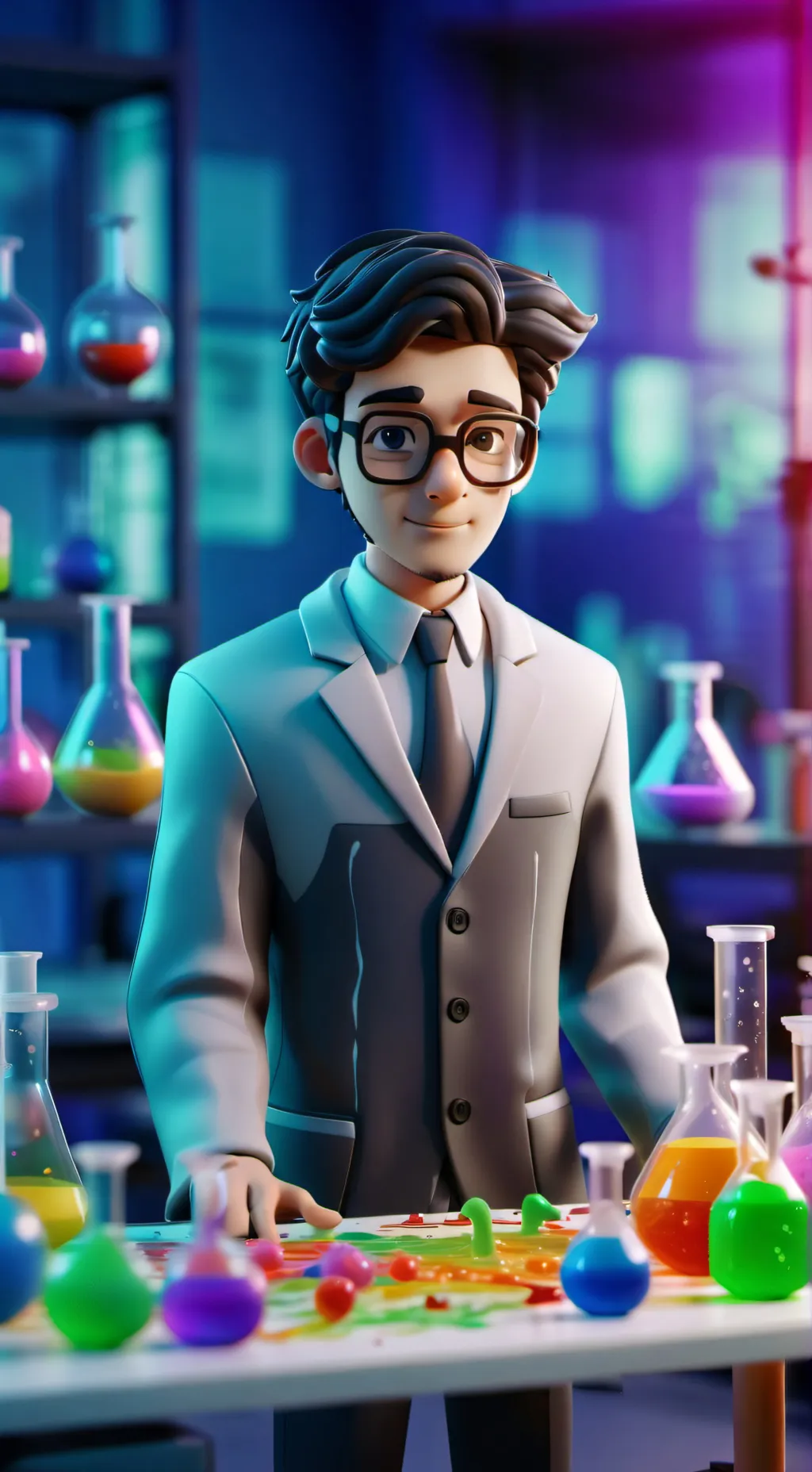 ai character: Blob Tycoon background