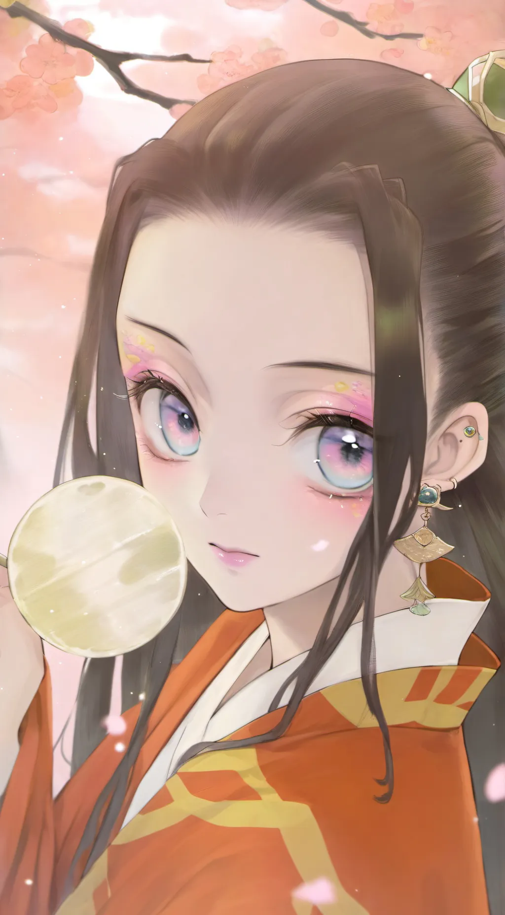 ai character: nezuko background