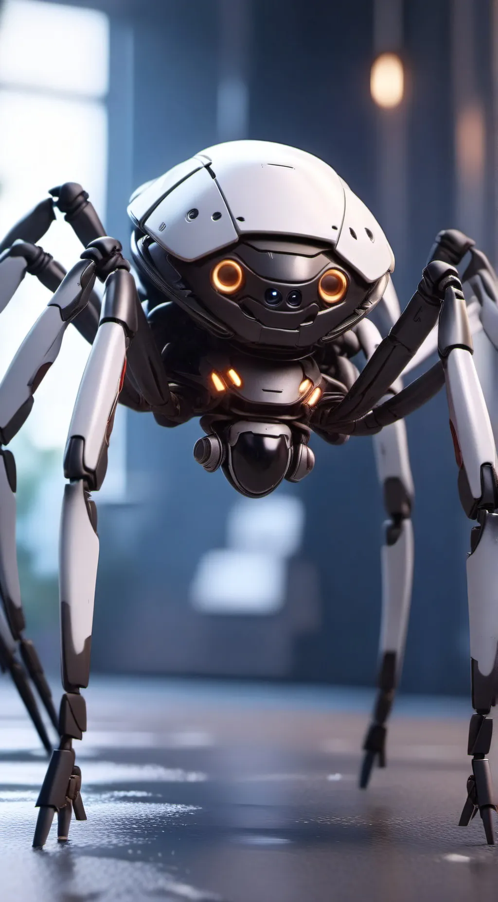 ai character: Robot spider background