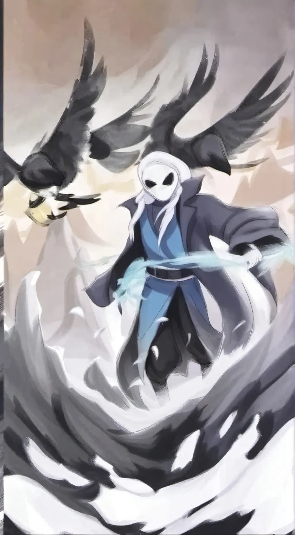 ai character: Sans Aus background