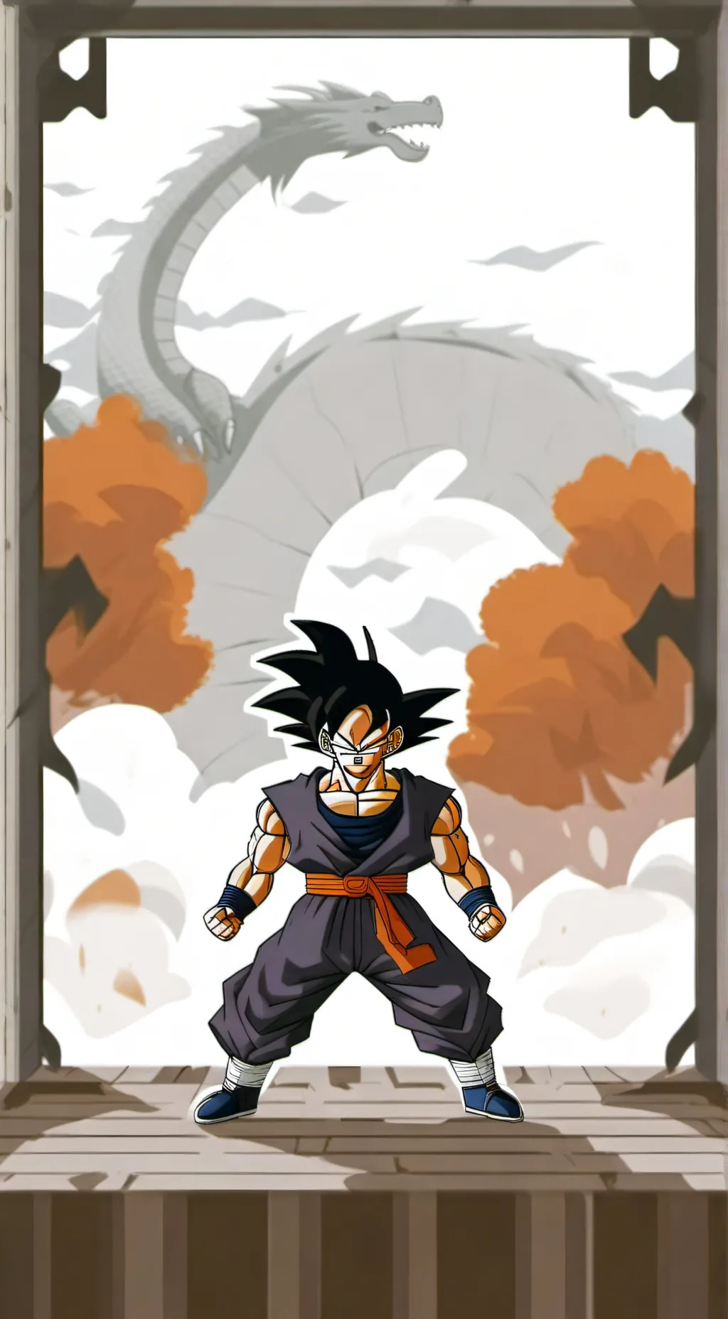 ai character: dragon ball z background