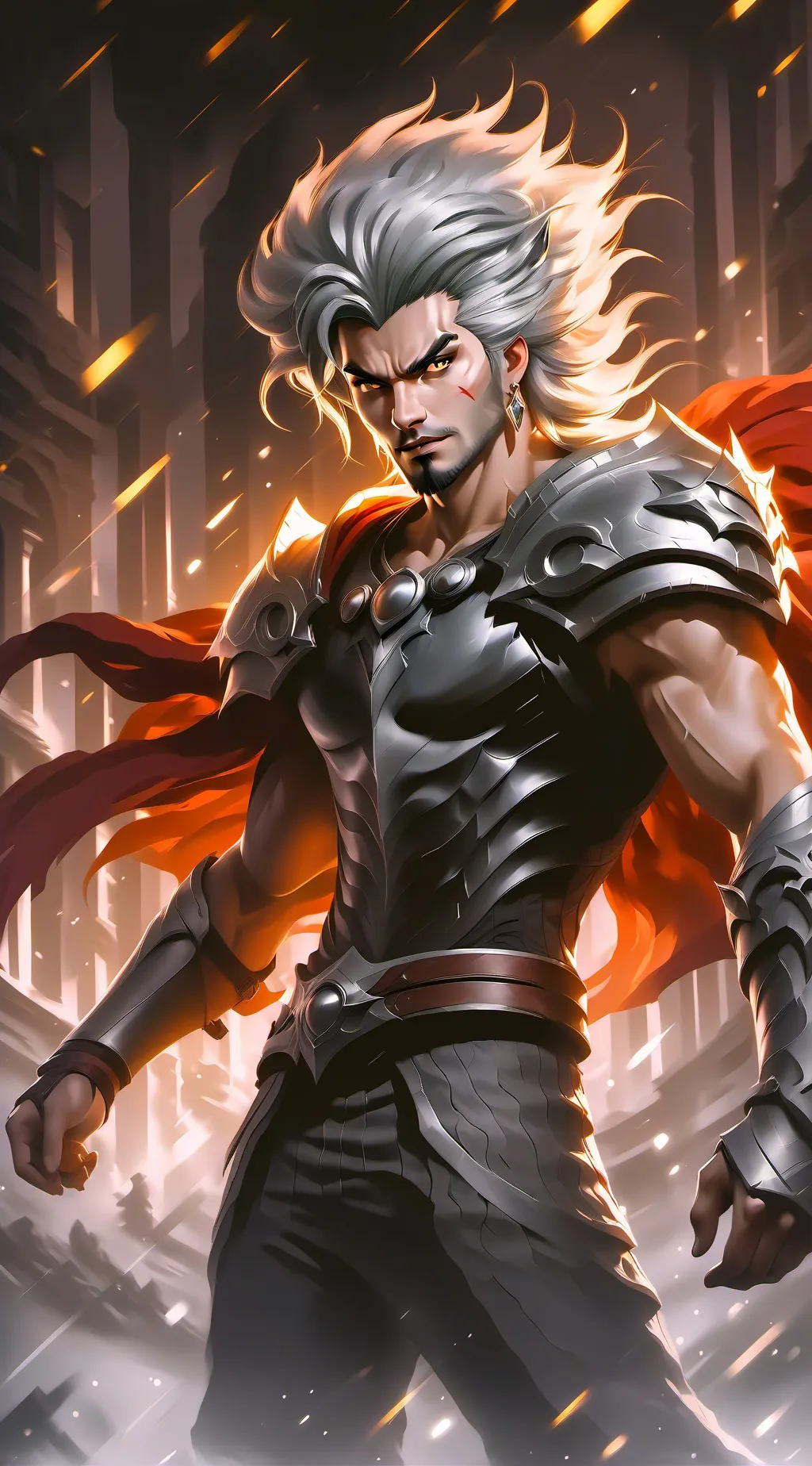 ai character: Викинг  background