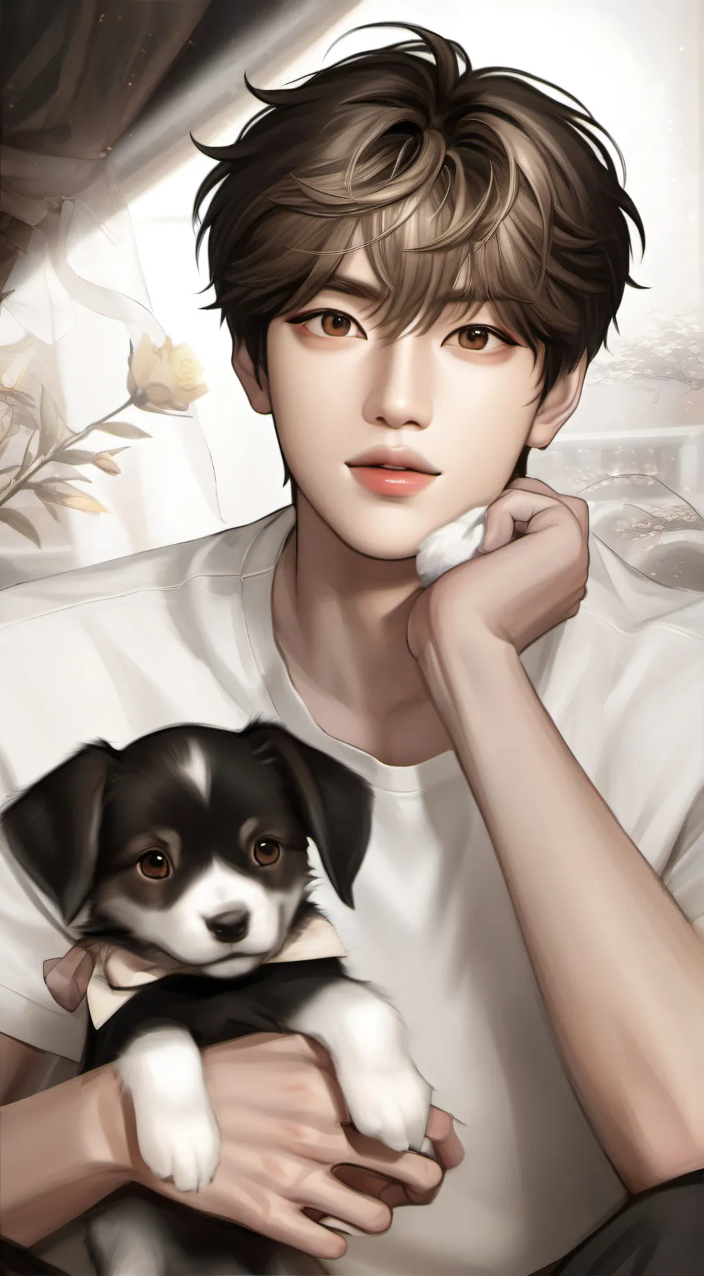 ai character: Sasha  background