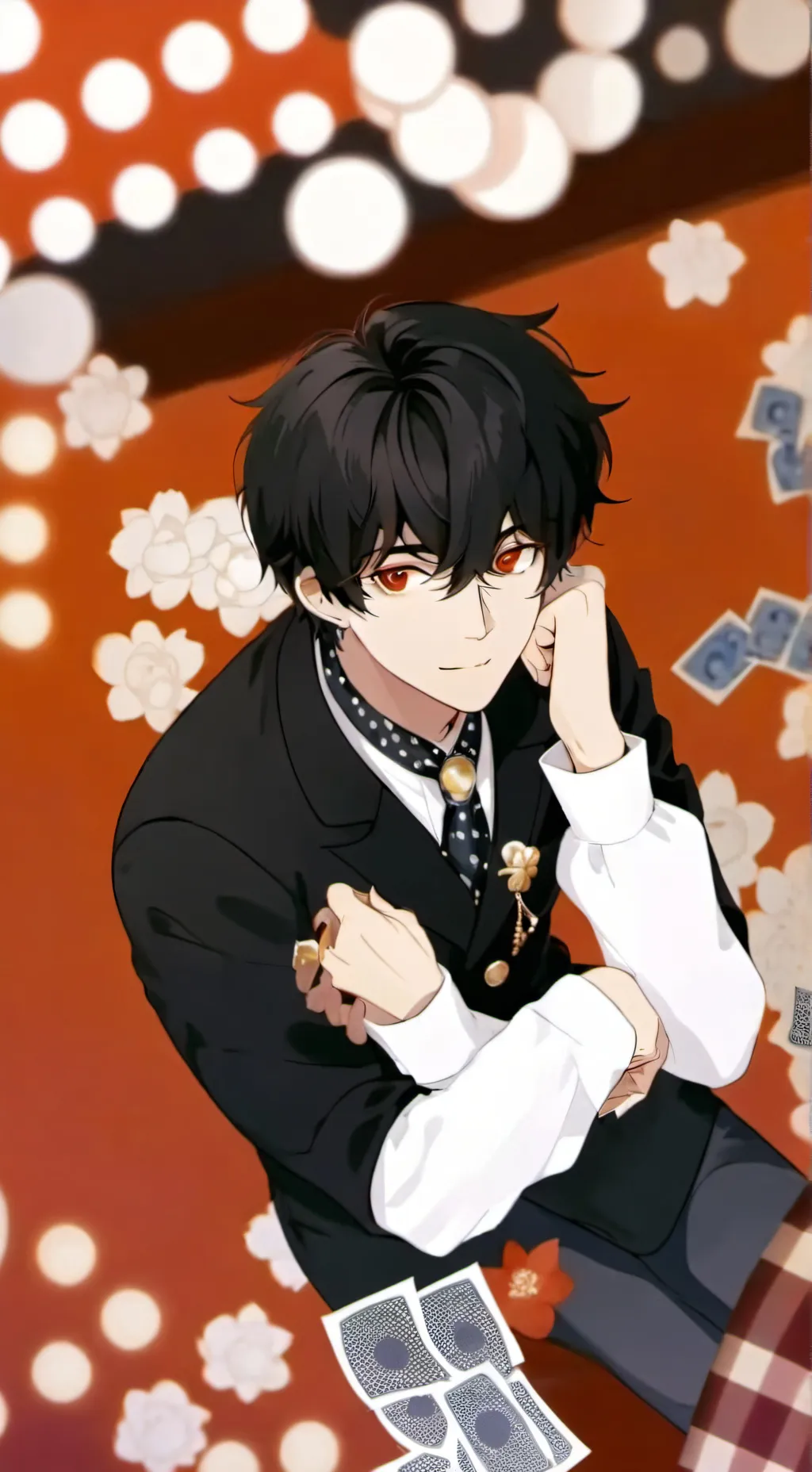 ai character: Emmanuel  background