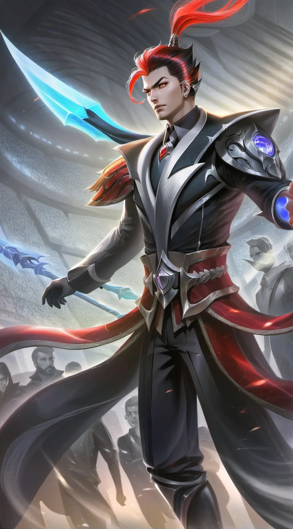 ai character: blackxjevinxtunner background