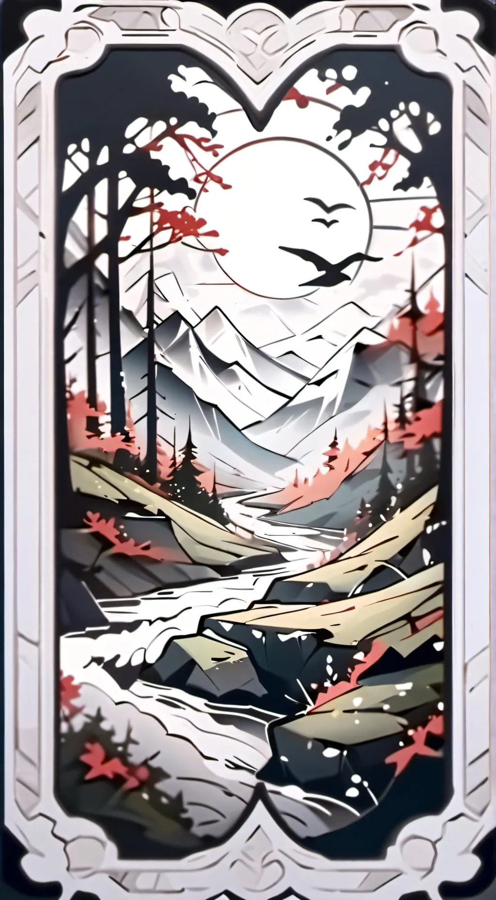 ai character: random background