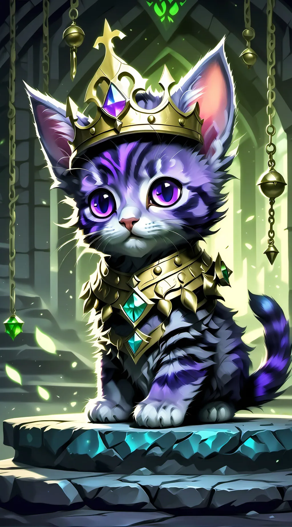 ai character: kittynap  background
