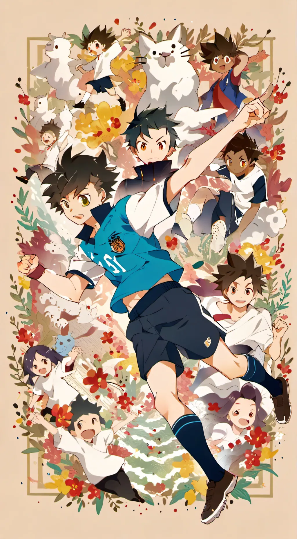 ai character: inazuma eleven go  background