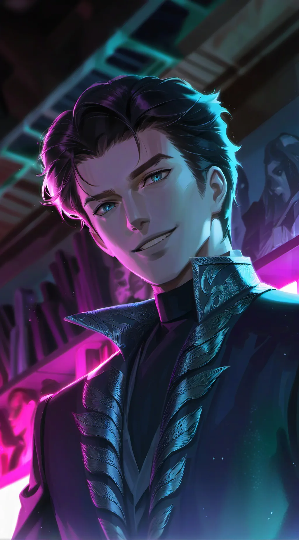 ai character: Evan background