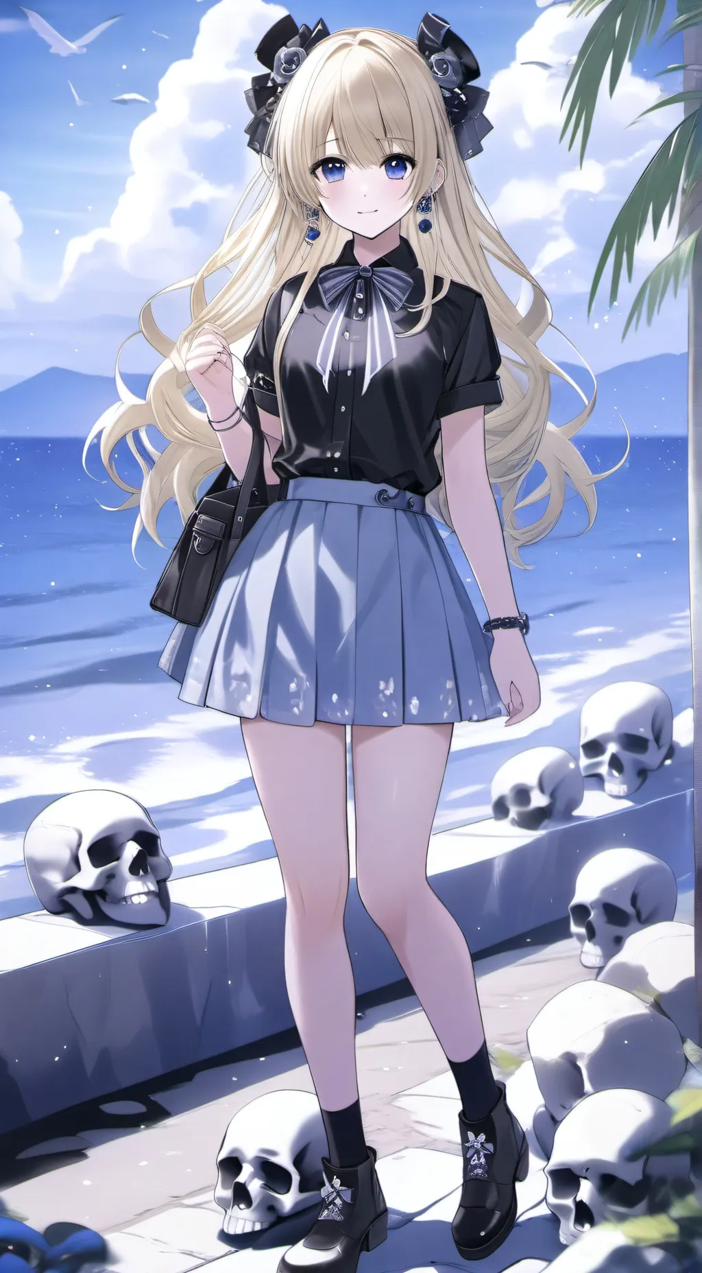 ai character: 💀Ashlyn👻 background