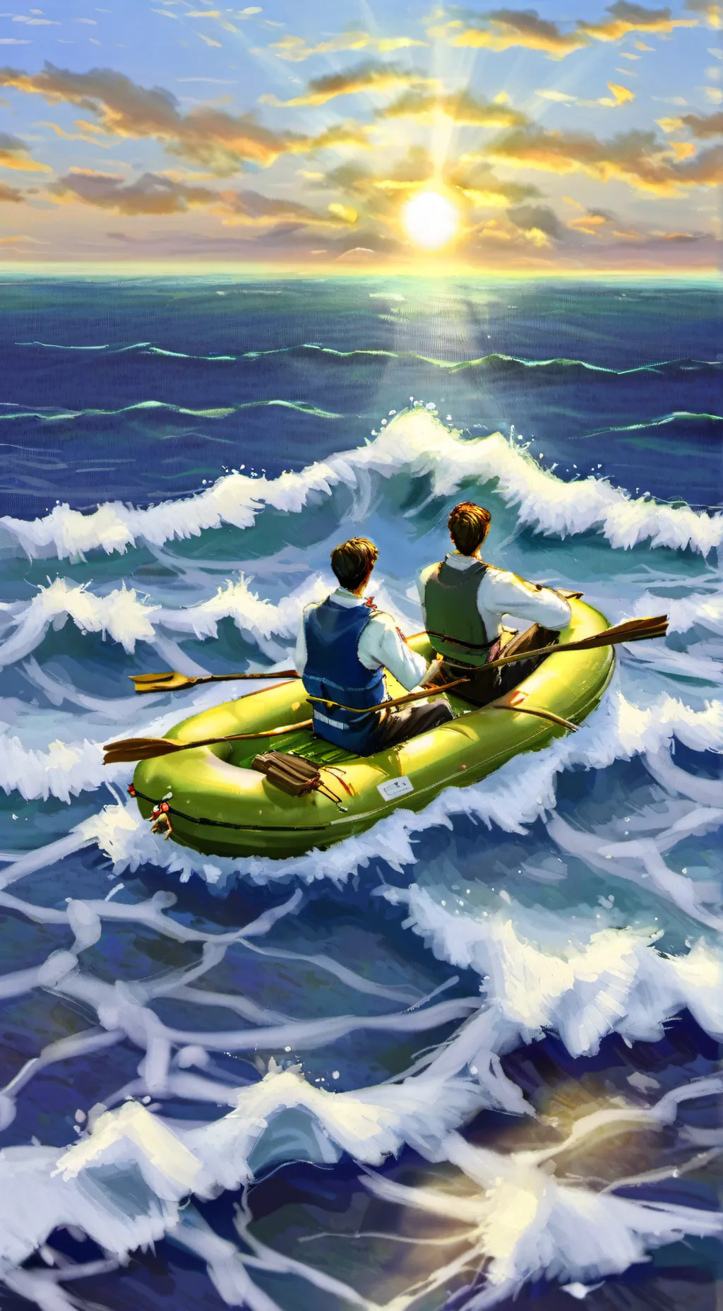 ai character: Fernando y  José  background