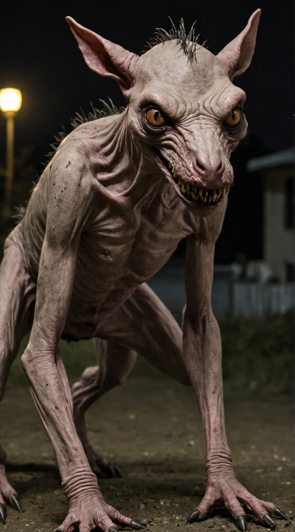 ai character: The Chupacabra background