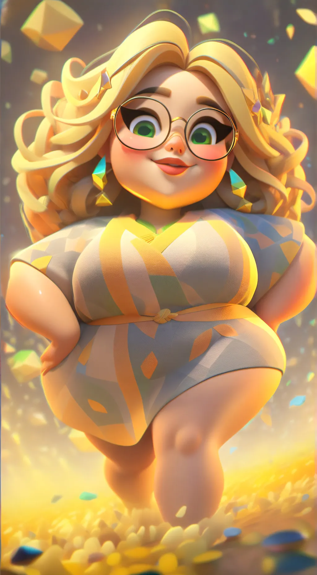 ai character: big madam  background