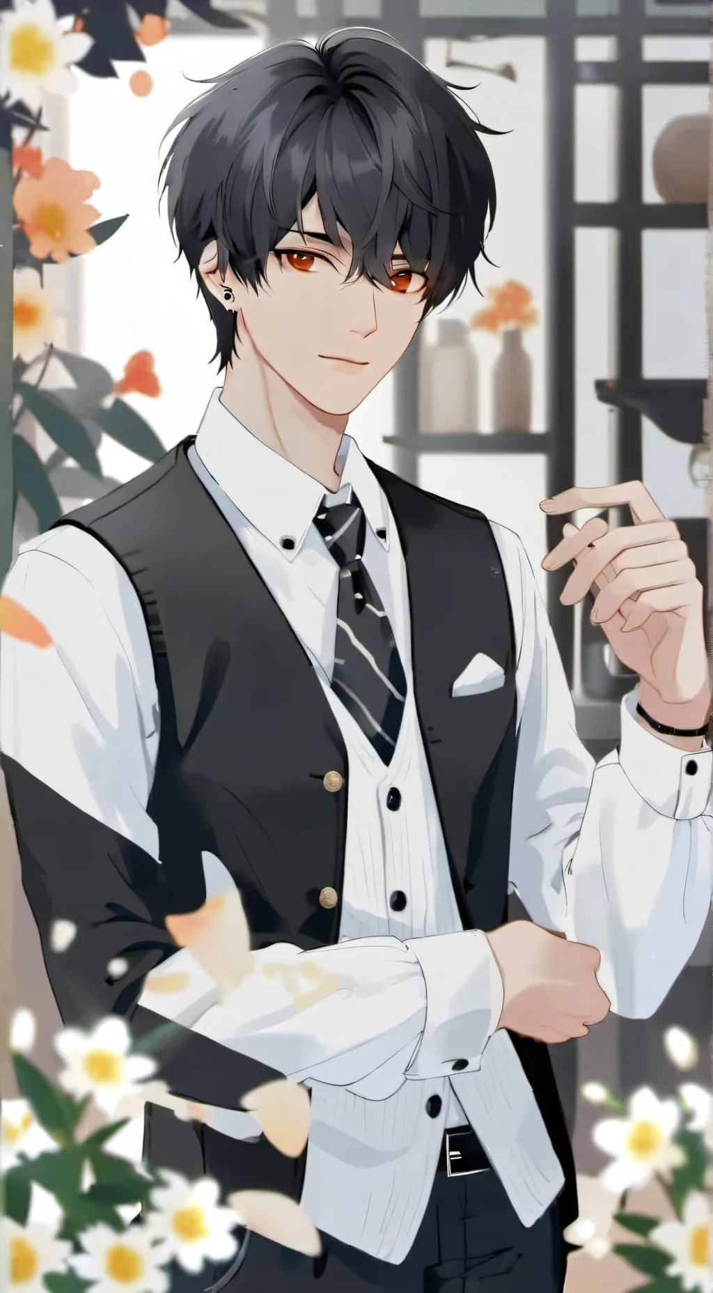 ai character: adam background