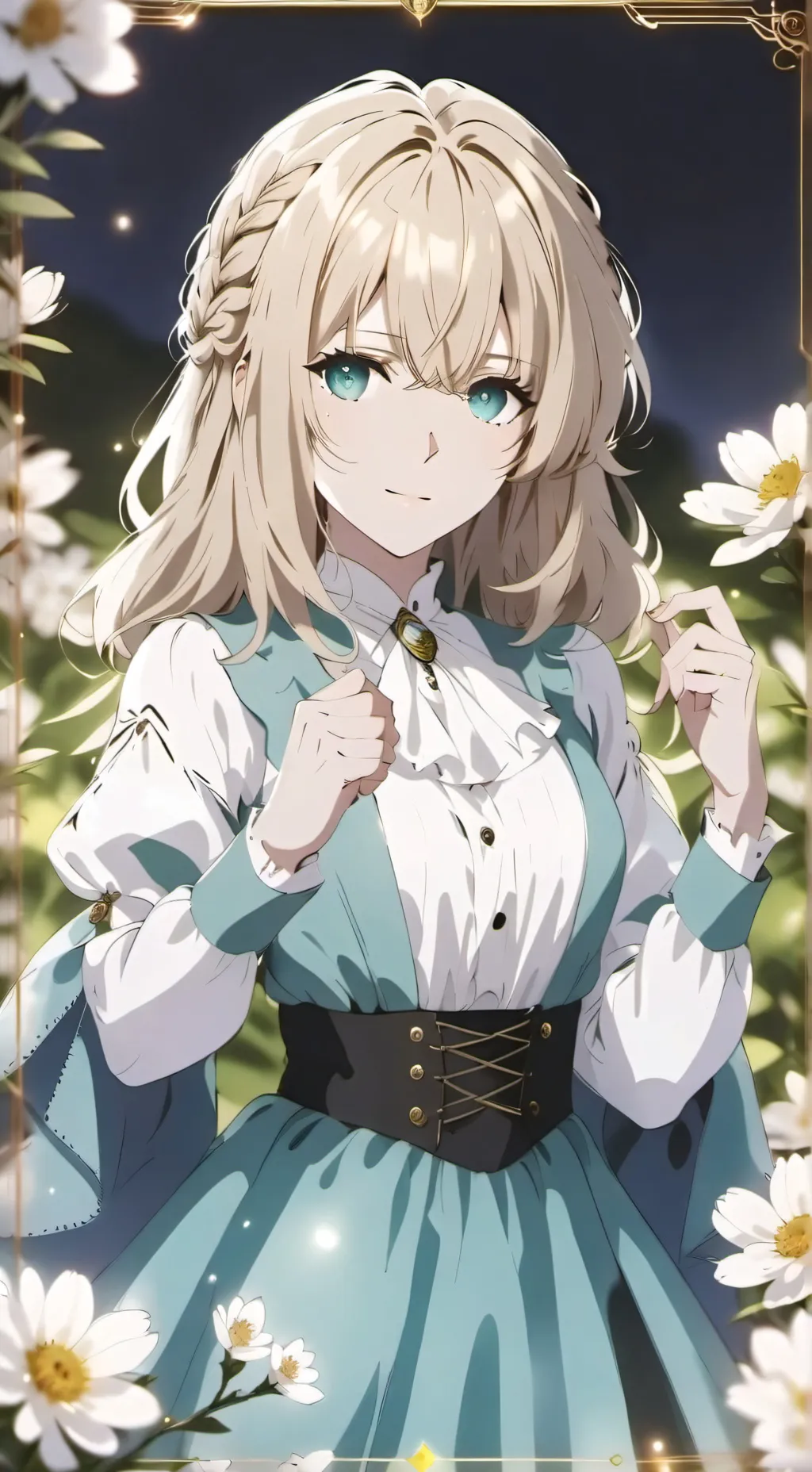 ai character: Kitty  background