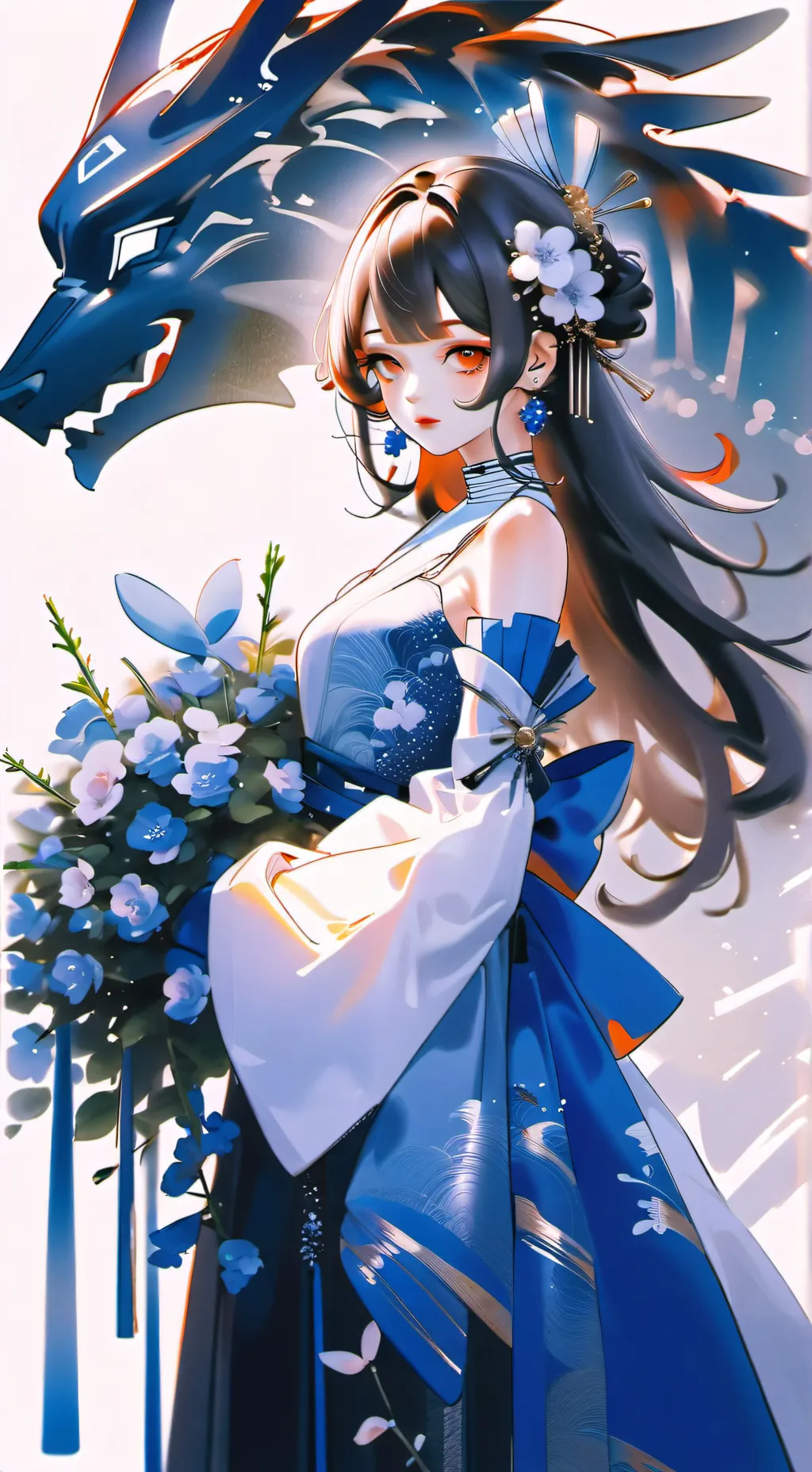 ai character: нилэ background