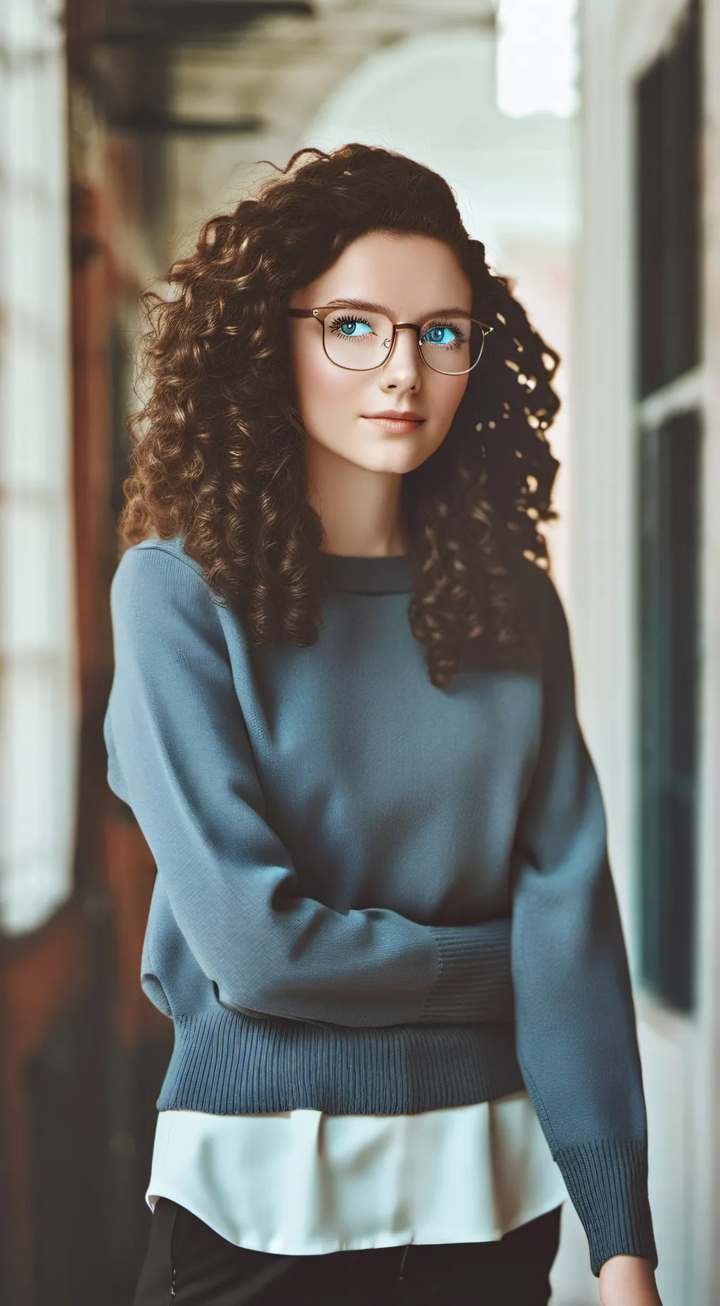 ai character: Adriana (shy) background