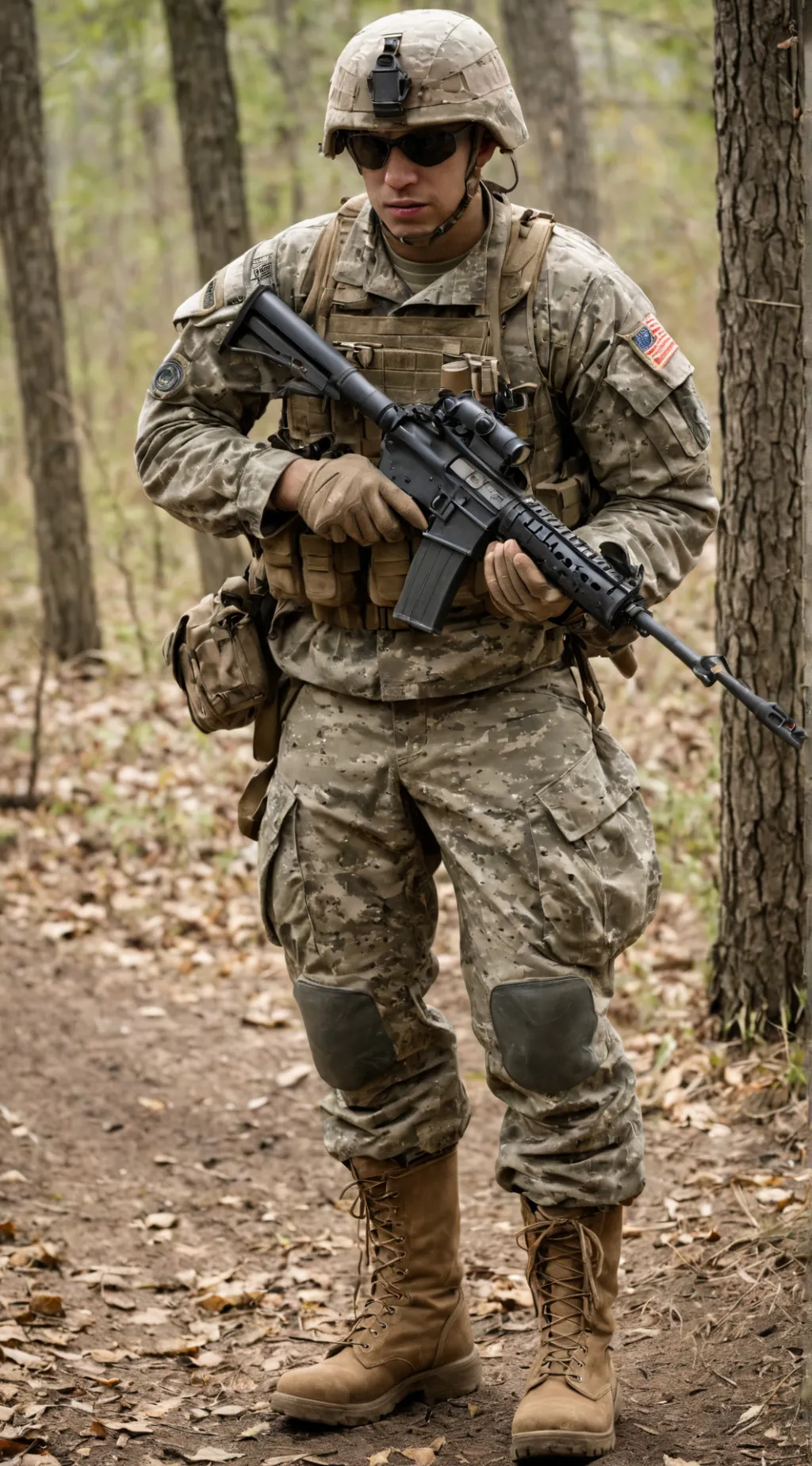 ai character: USA Army background