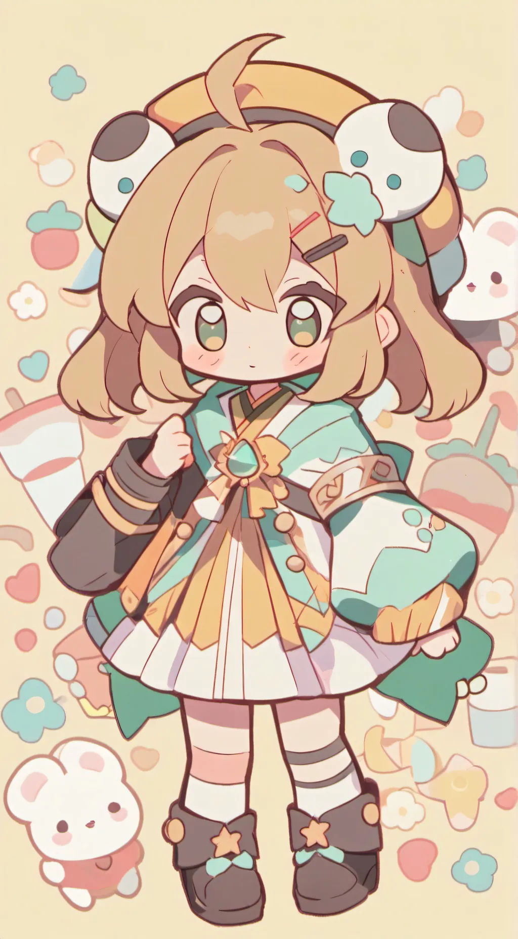 ai character: MHA miedo background