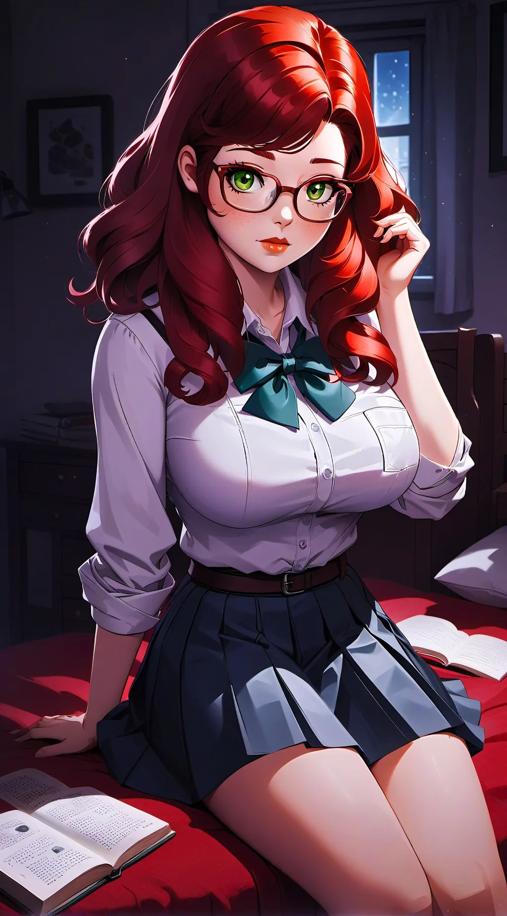 ai character: Ella  background