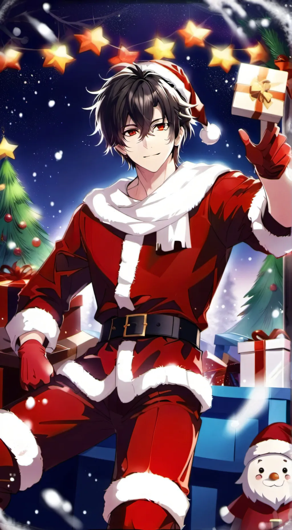 ai character: Calvin Claus background