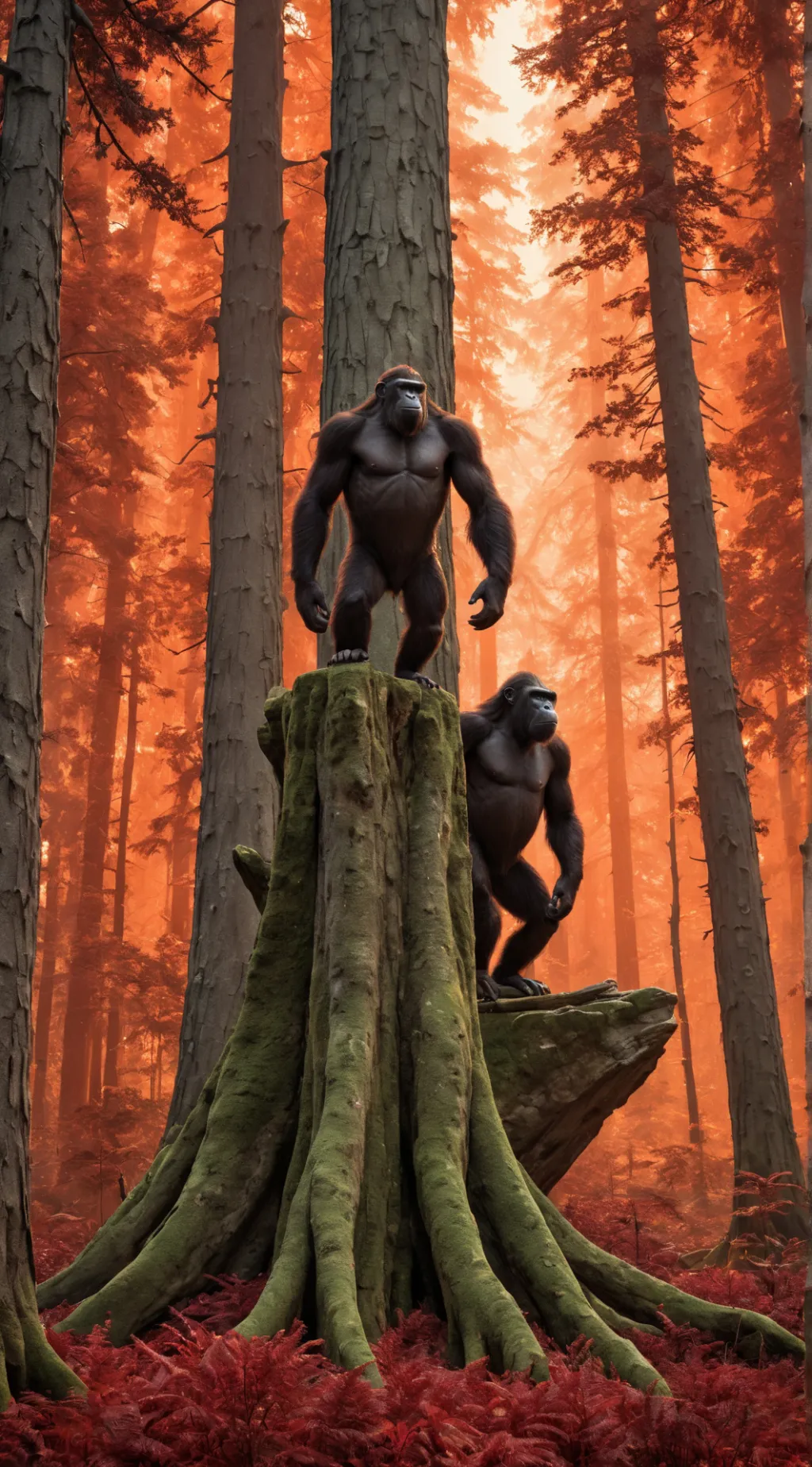 ai character: Planet Of The Apes background