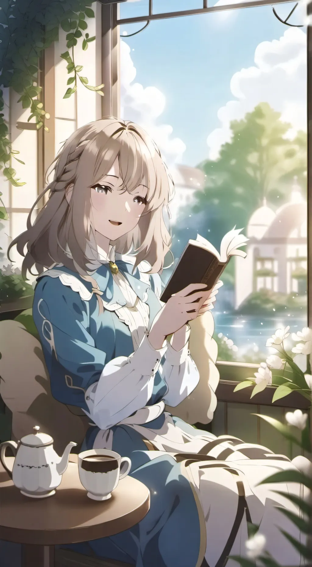 ai character: Jaden!  background