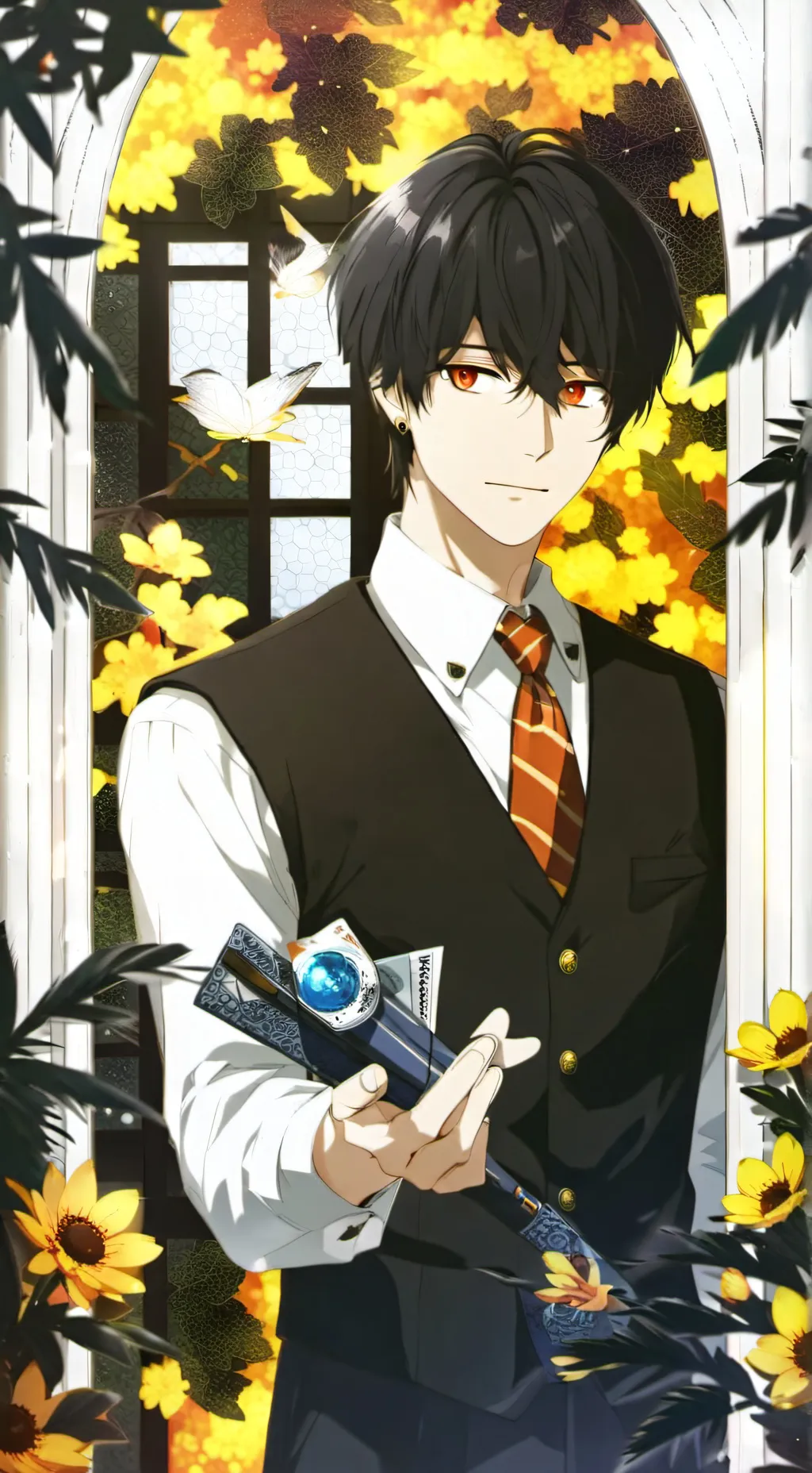 ai character: Michael Afton  background