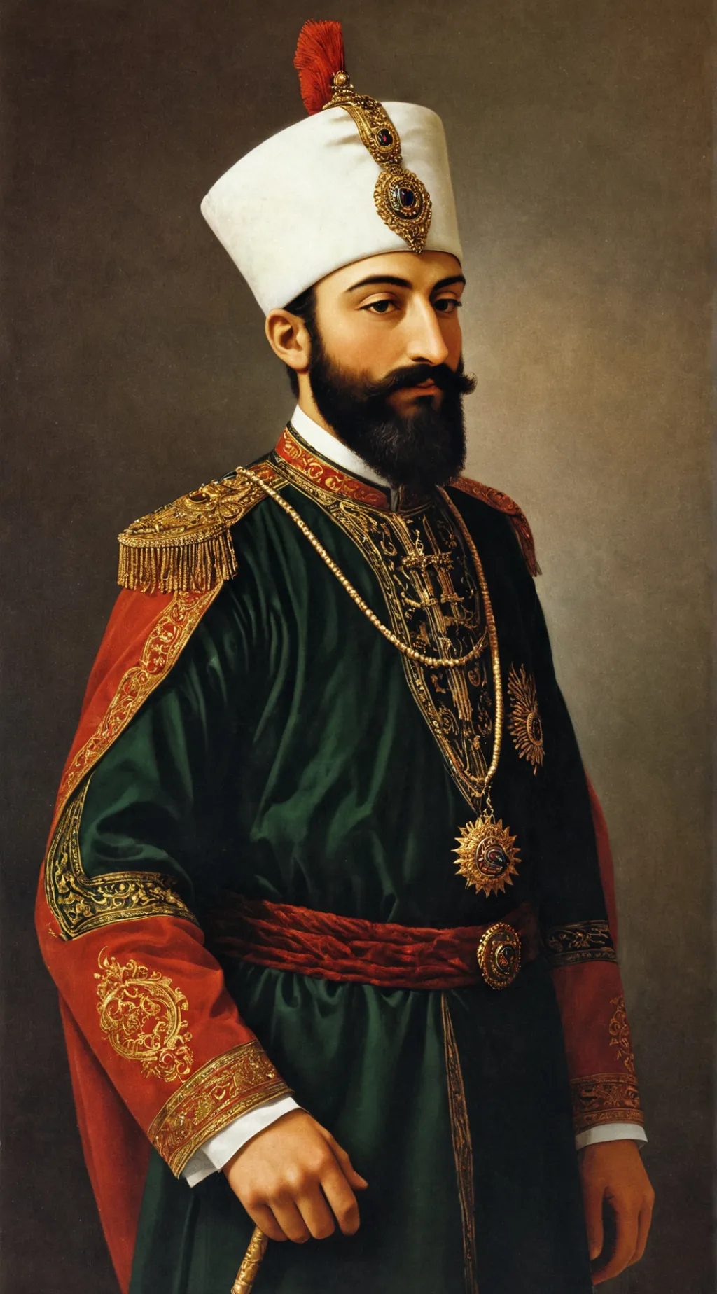 ai character: FatihSultan Mehmet background