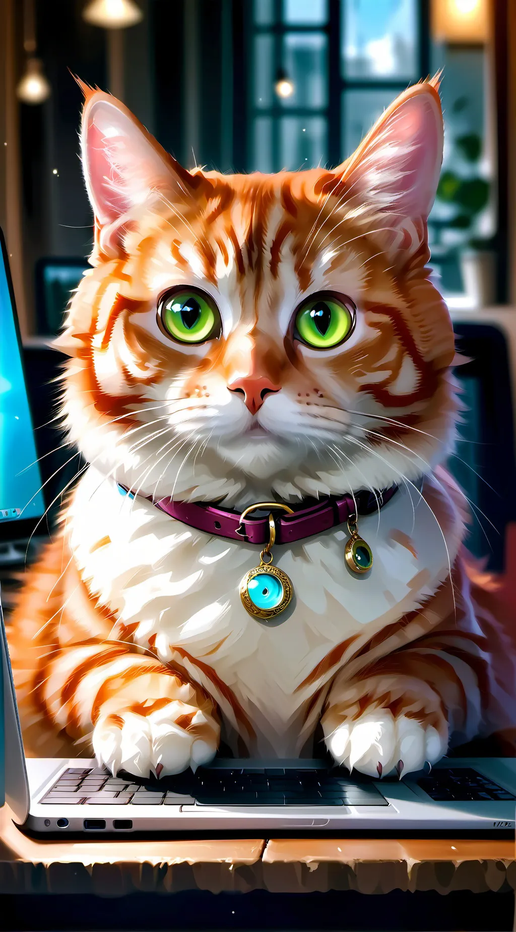 ai character: Oliver  background